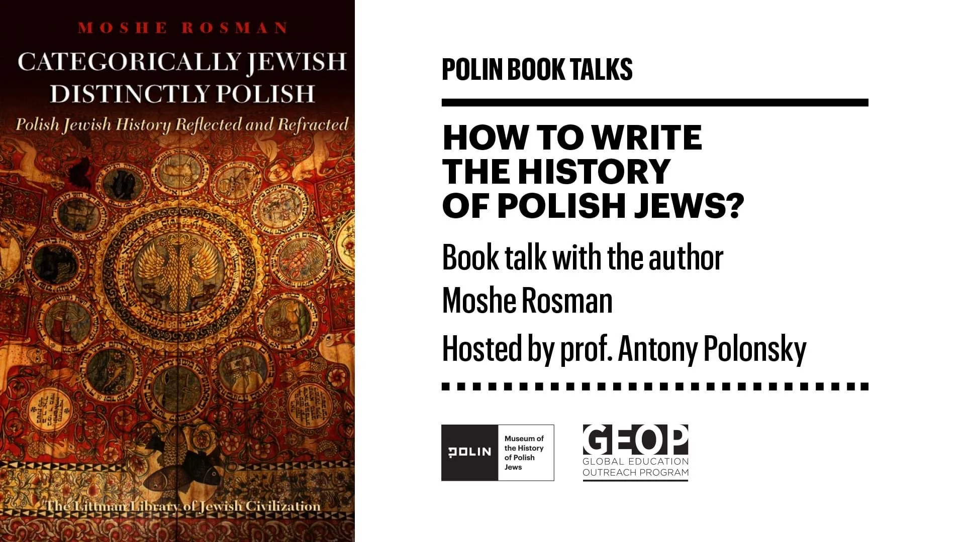 POLIN Museum Book Talks