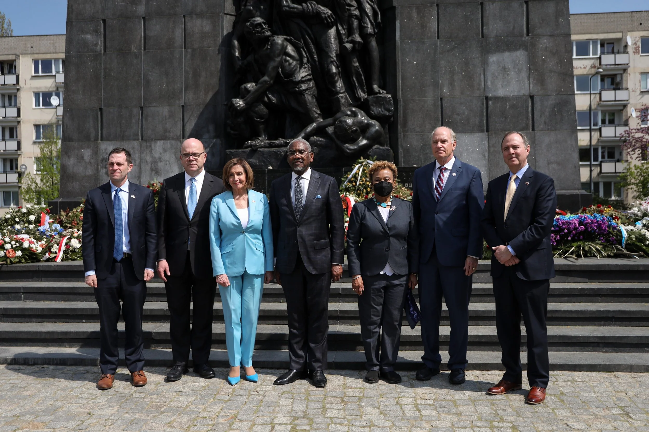 U.S. Speaker of the House Nancy Pelosi and delegation visit POLIN Museum