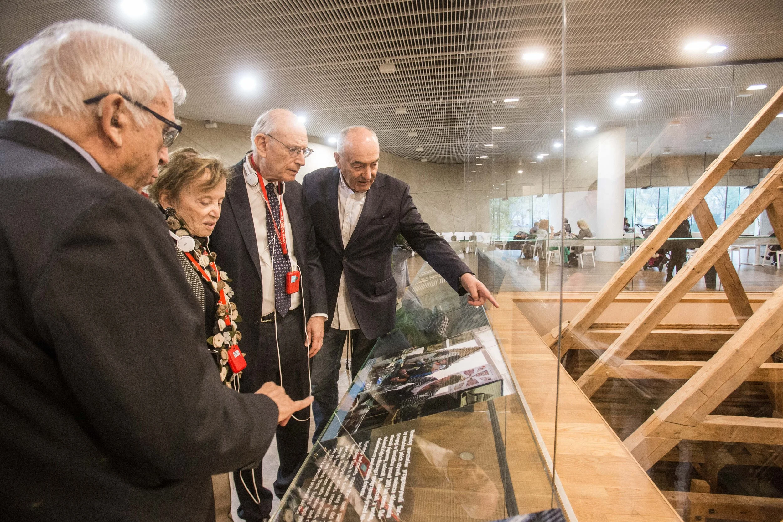 Former Ambassador of the United States to the European Union Stuart E. Eizenstat visits POLIN Museum 