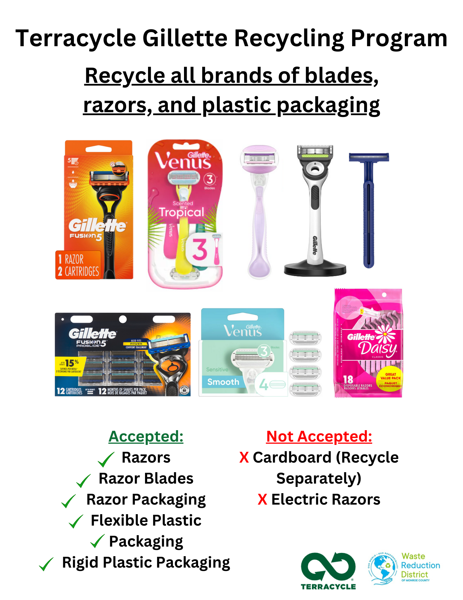 Terracycle Gillette Program Flyer