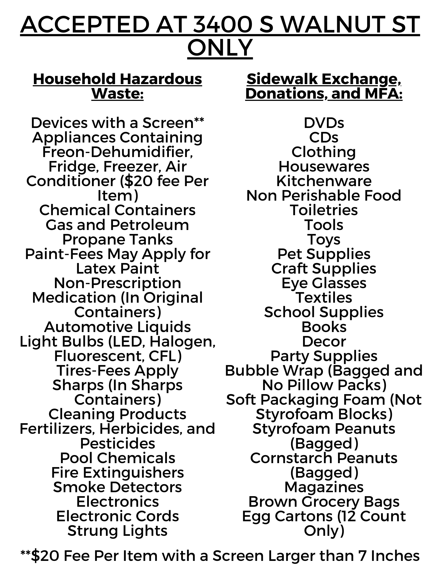 Accepted At South Walnut Flyer