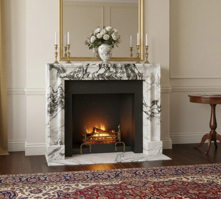 Who doesn't like a bit of Arabescato.......

Only the finest Italian marble.

#fireplace🔥 #fireplacedesign #fireplaceideas🧺🔥 #italianmarble #naturalstone #stonemason⛏⛏⛏ #periodhouse🏠 #oldhouse #interiors #interiordesign
