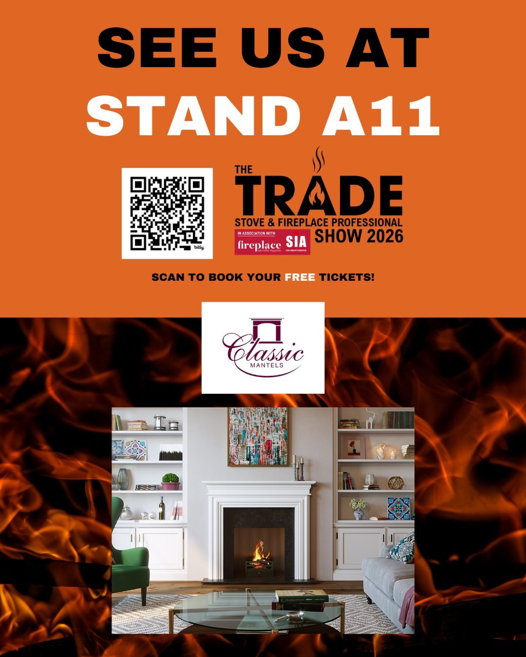 Trade Show coming up.........

We will be exhibiting at the Stove &amp; Fireplace Professional Show - 30th &amp; 31st of May.

Hope to see you all there...........

#fireplaceshow🔥#stoveshow🔥#tradeshow #fireplacemaker⛏🔥⛏