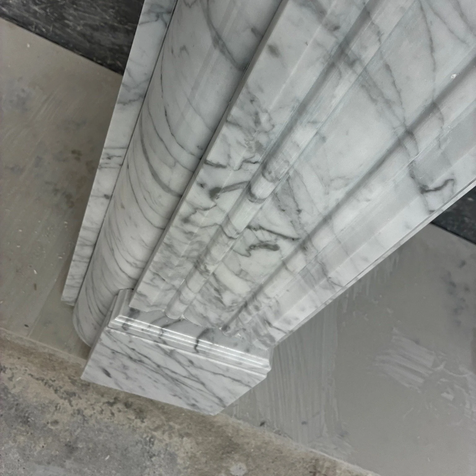 Did you guess correctl#sussexmade 

Image of the finished fireplace coming soon........

#fireplace🔥 #carramarble ##handmade #stonemason⛏⛏⛏ #sussexmade