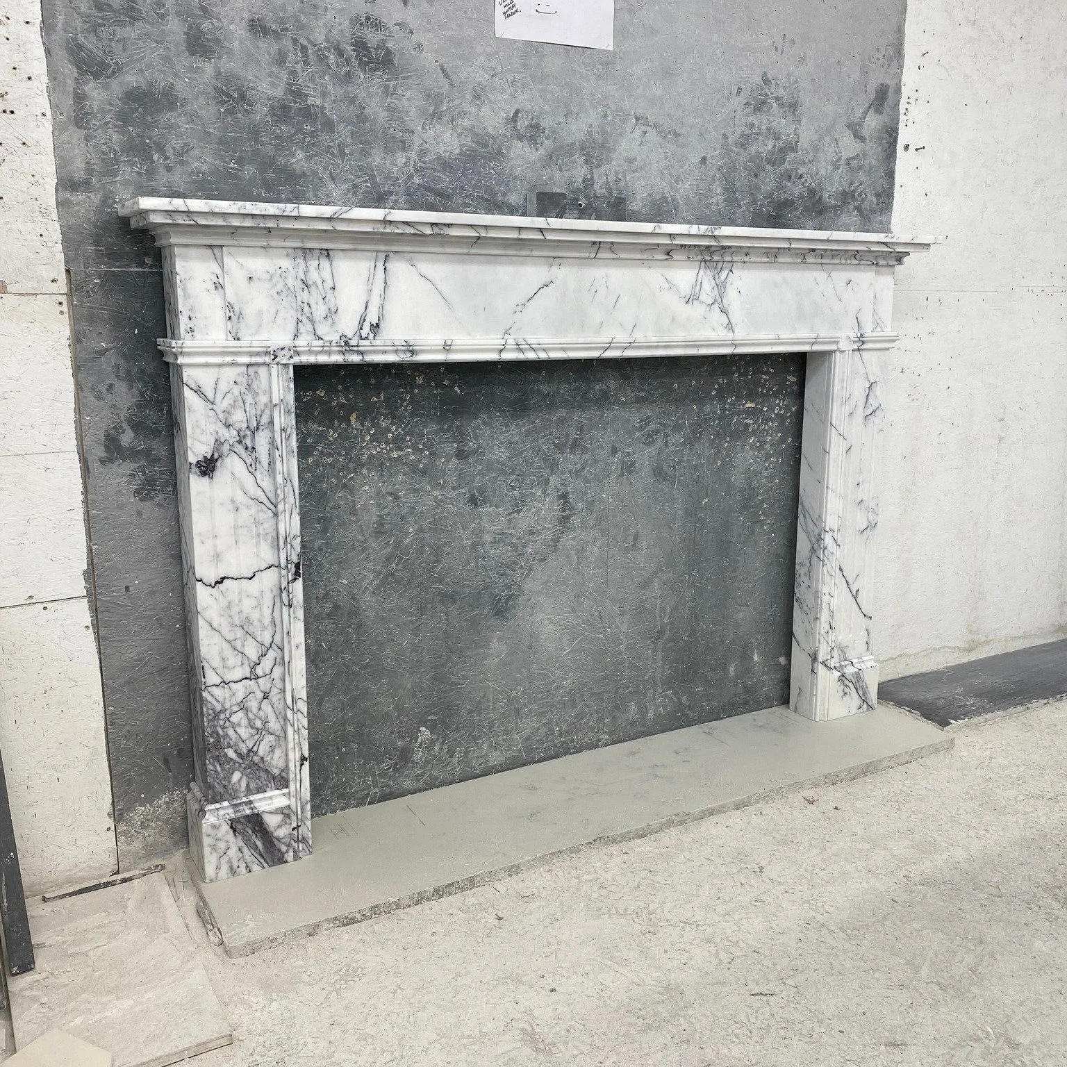 Marvellous marble.......

Bespoke Hoffman fireplace in an amazing heavily veined Lilac marble.  Cut from a slab carefully selected by our stonemasons to bring out the best in the stone.

As always, hand made with love and care in our Sussex workshop.