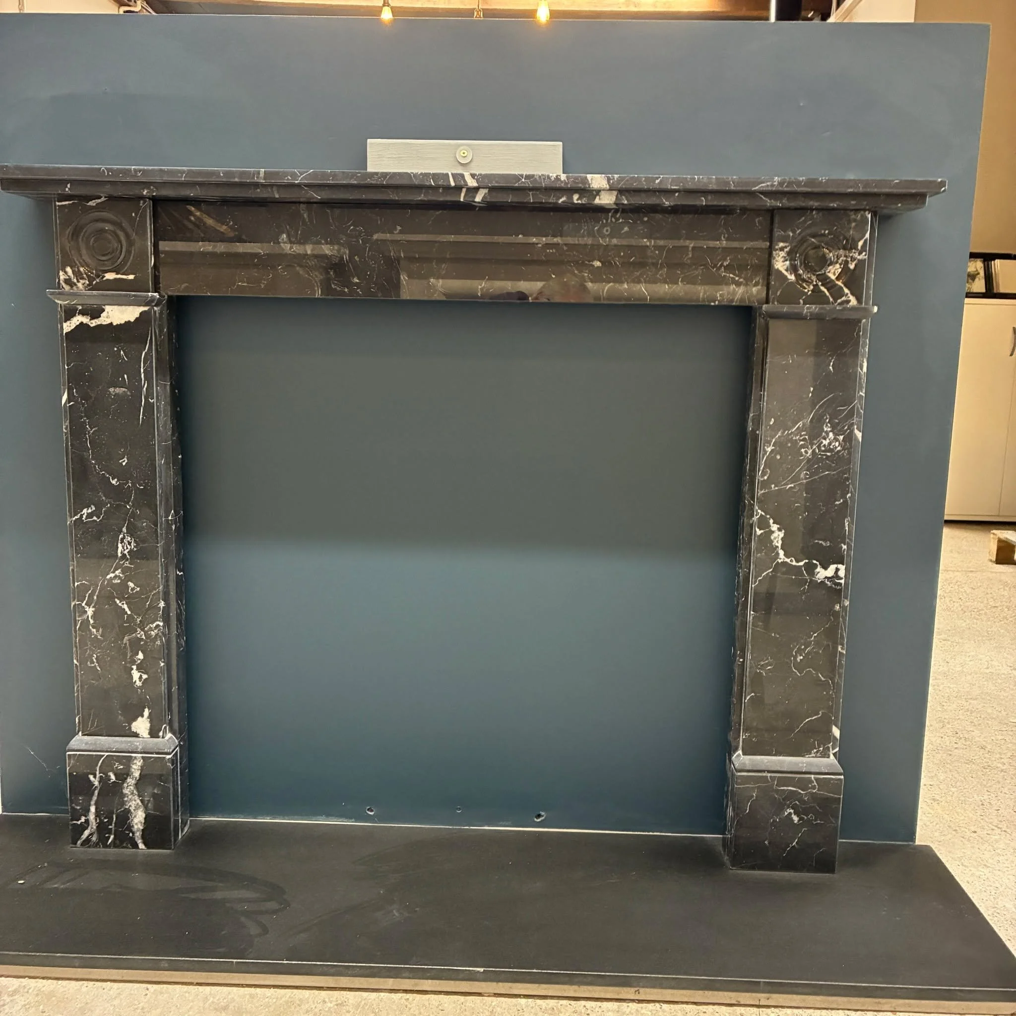 SALE TIME 2........

To make way for some new displays in our Arundel showroom, we need to clear a few ex-display fireplaces at unbeatable prices.........

Here's the next one,  a lovely Regency style fireplace handmade in Nero Marquina marble.

WAS 