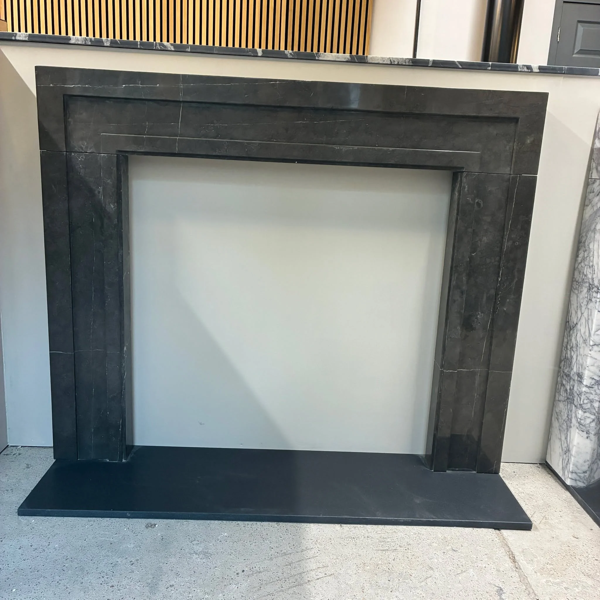 SALE TIME........

To make way for some new displays in our Arundel showroom, we need to clear a few ex-display fireplaces at unbeatable prices.........

This is the Classic Goring in a rather fetching Pietra Grey marble..........

WAS &pound;2495.00