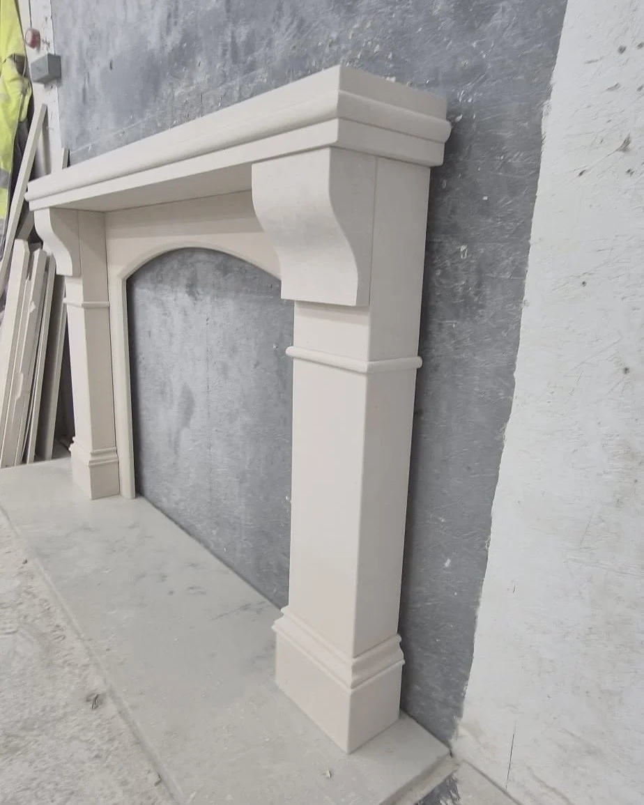 It's all in the detail........

It could be a corbel, a foot block or a shelf. It takes years of experience to carve the details that make the whole. Every last detail on our fireplaces is hand finished by our team of talented stonemasons.

#handmade