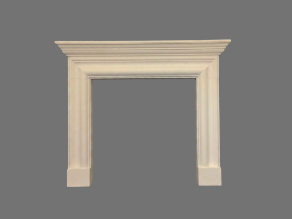 Classic Bolection + shelf  in Aegean