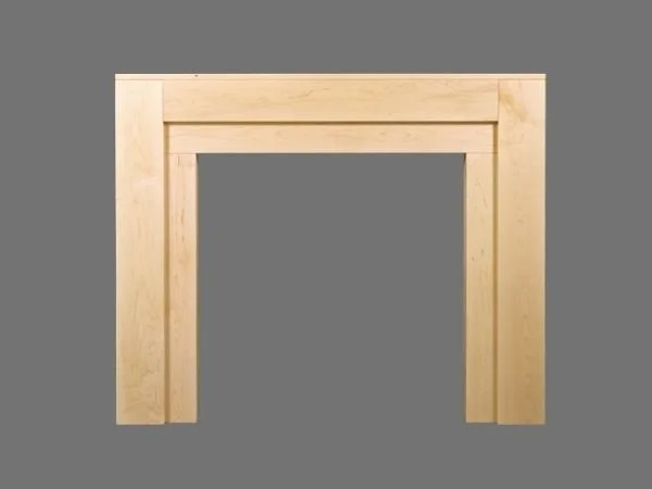 Hockney timber fireplace in Maple