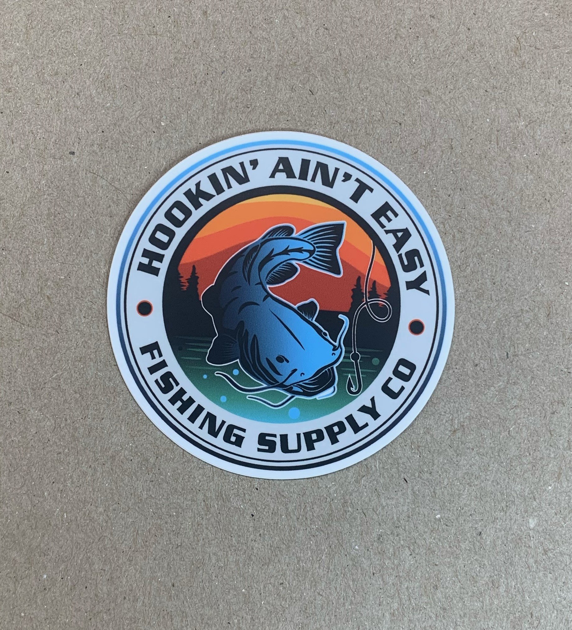 Blue Catfish Sticker