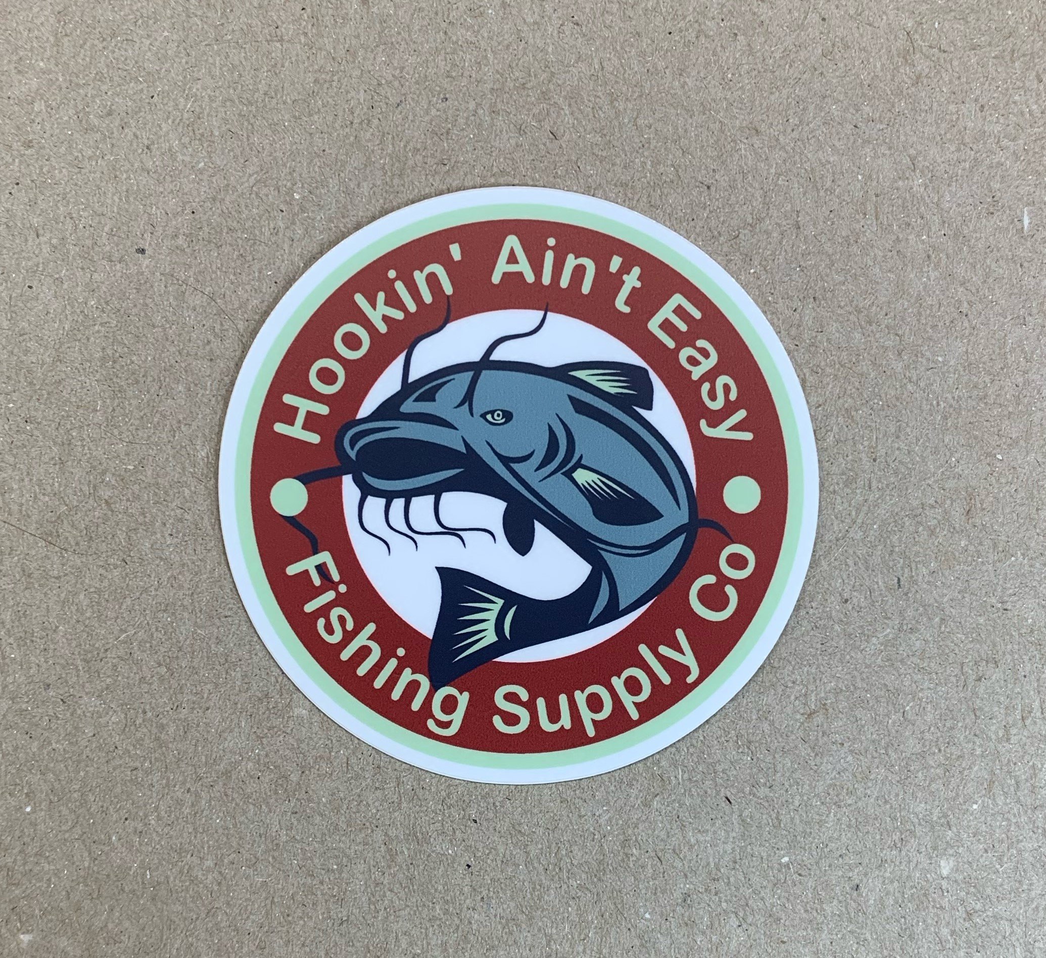 Red Catfish Sticker