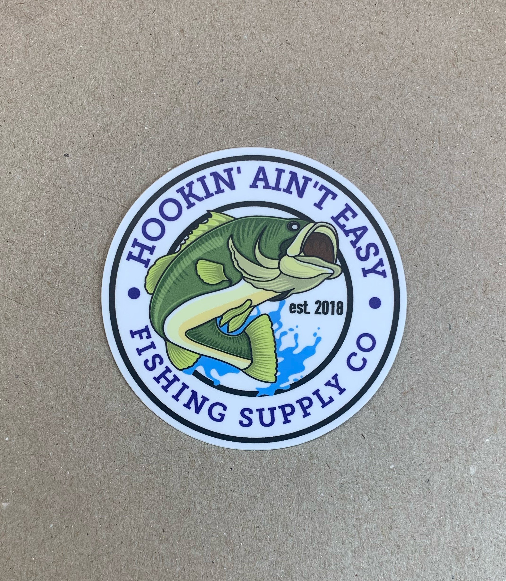 Splashing Bass Sticker