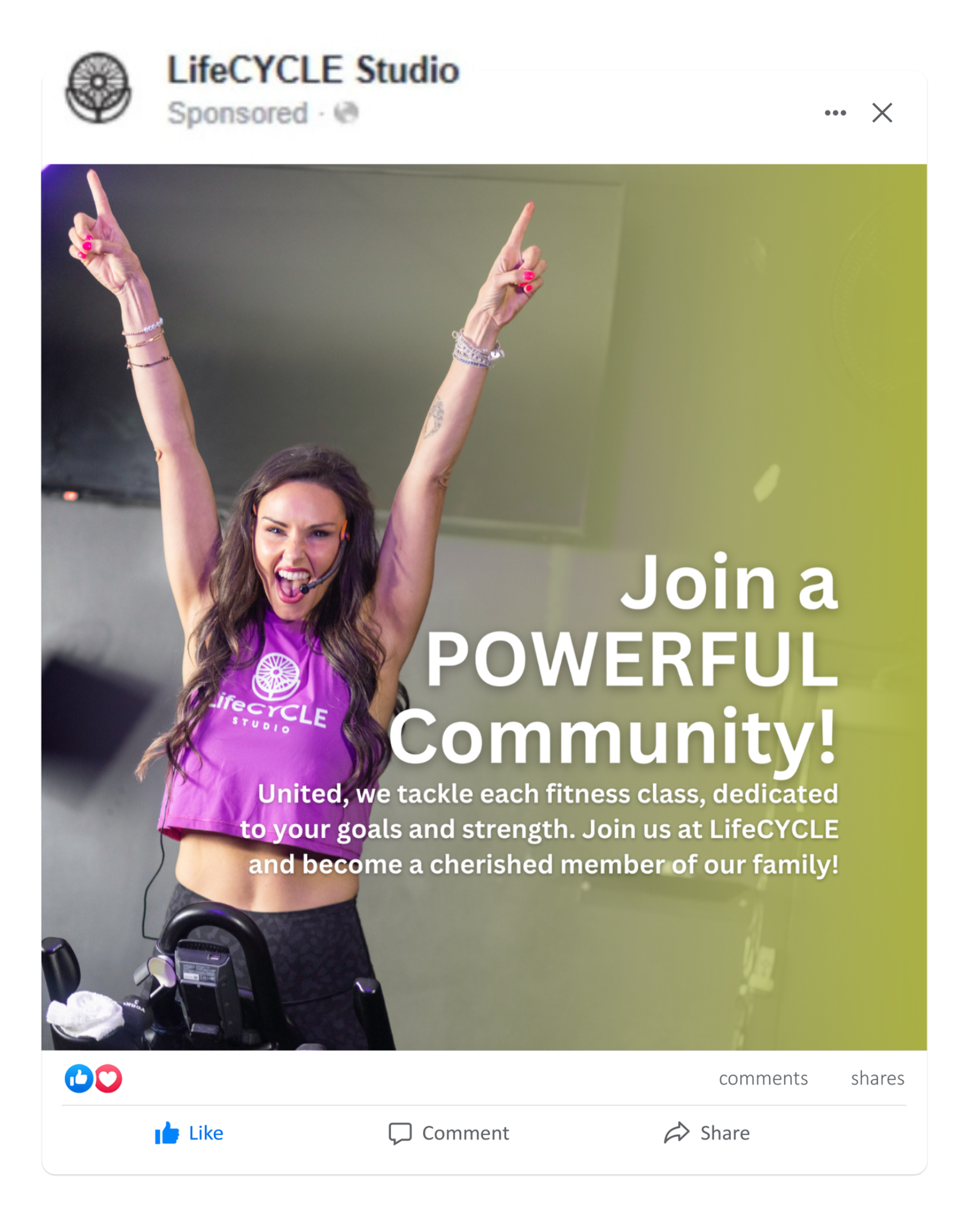 Meta Ads for LifeCYCLE Studio