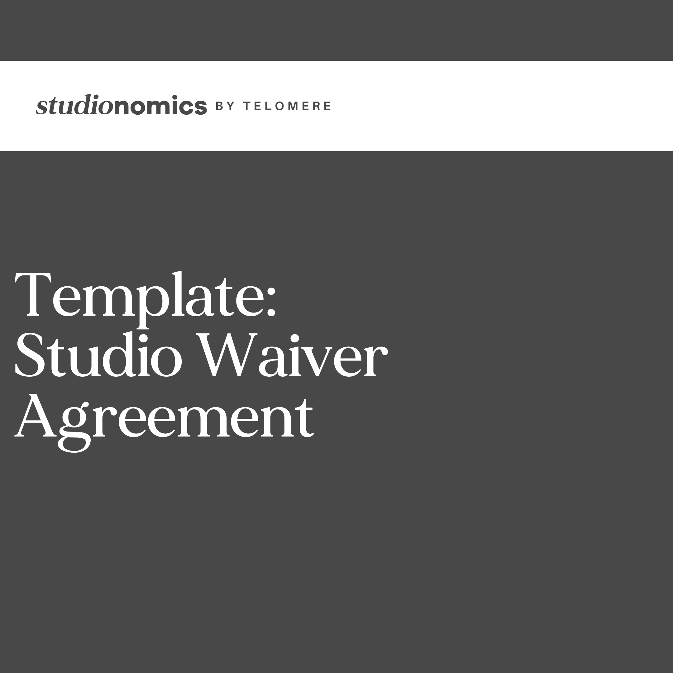 Template: Studio Waiver Agreement 