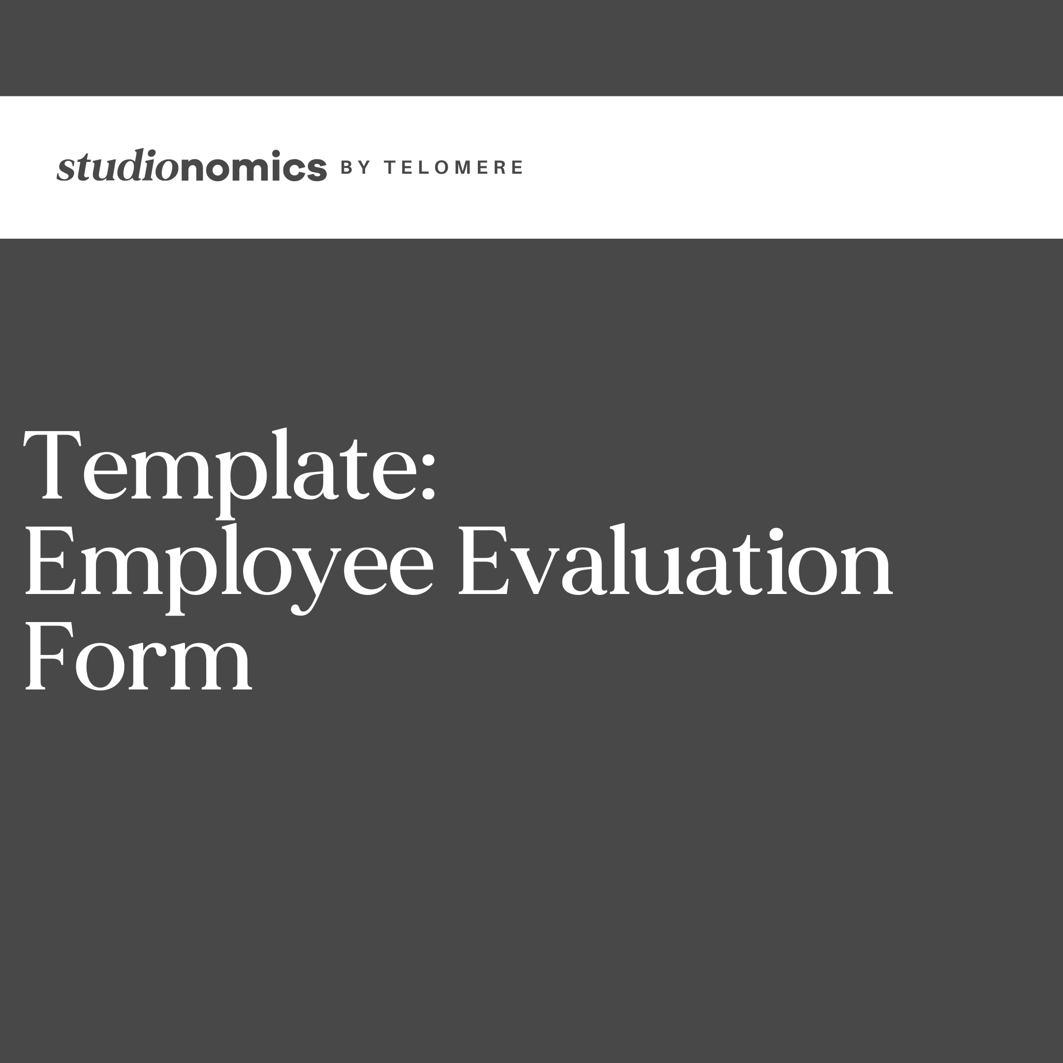 Template: Employee Evaluation Form 