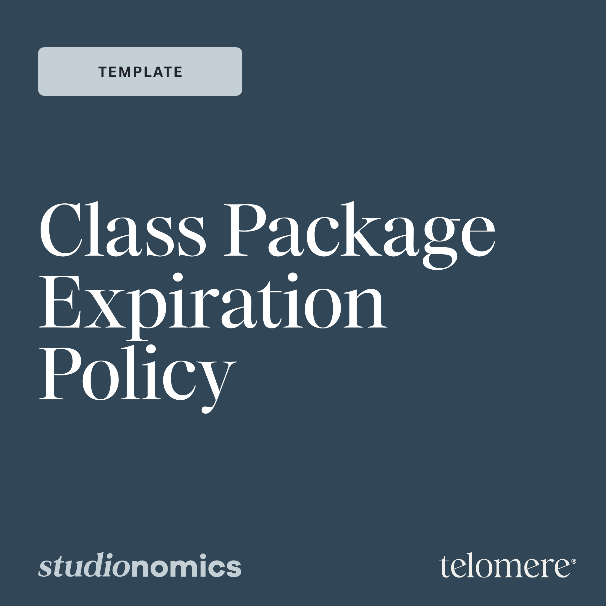 Template: Class Package Expiration Policy
