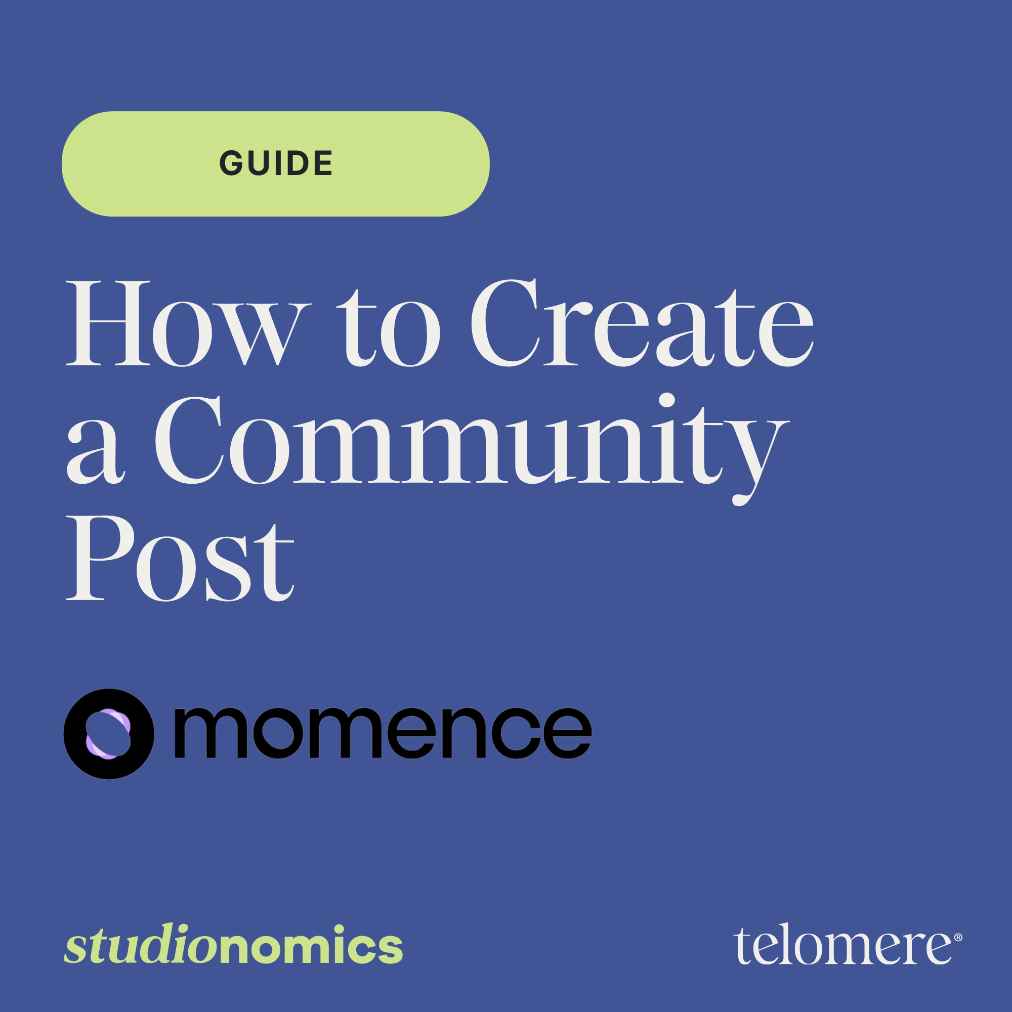 How to Create a Community Post in Momence