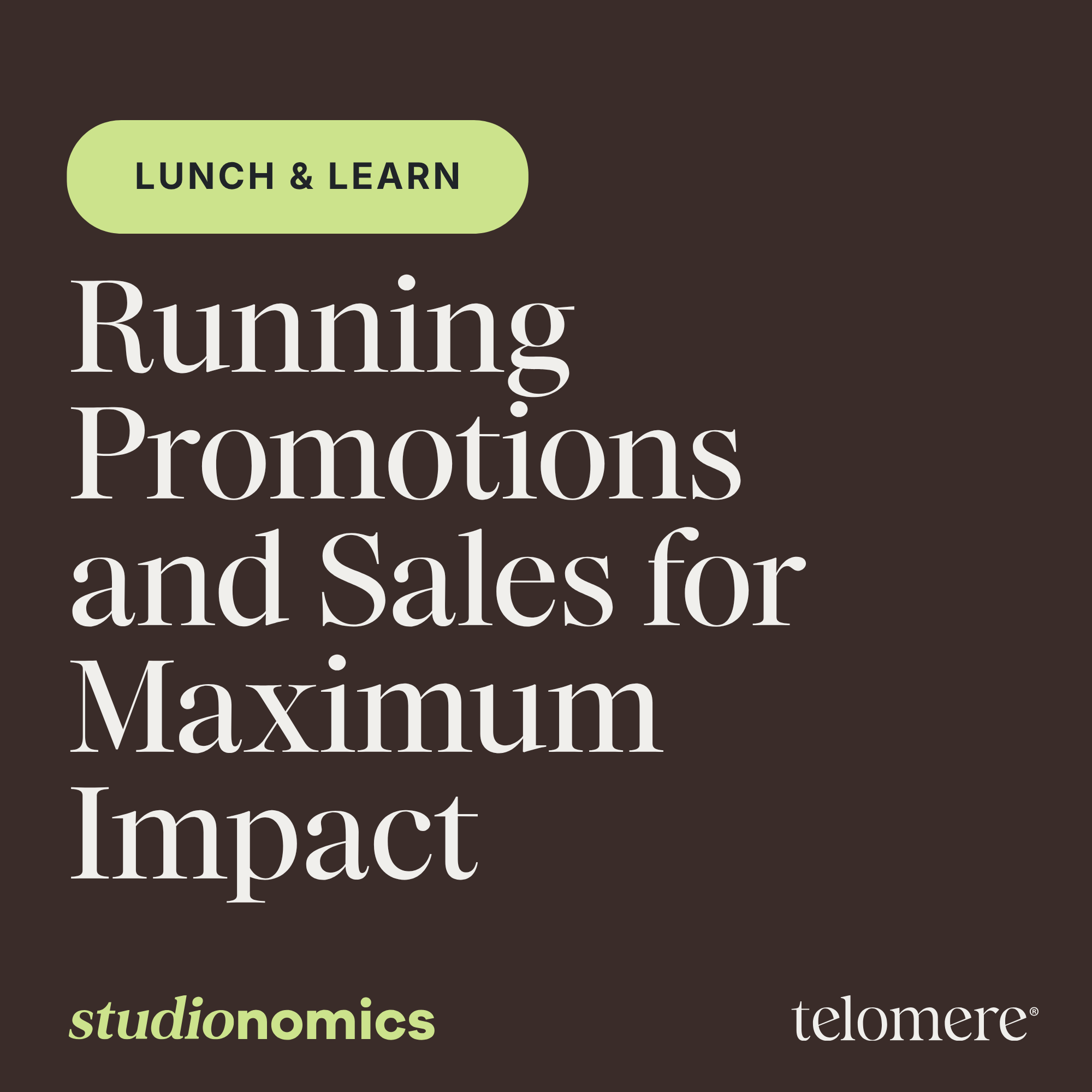 Running Promotions and Sales for Maximum Impact