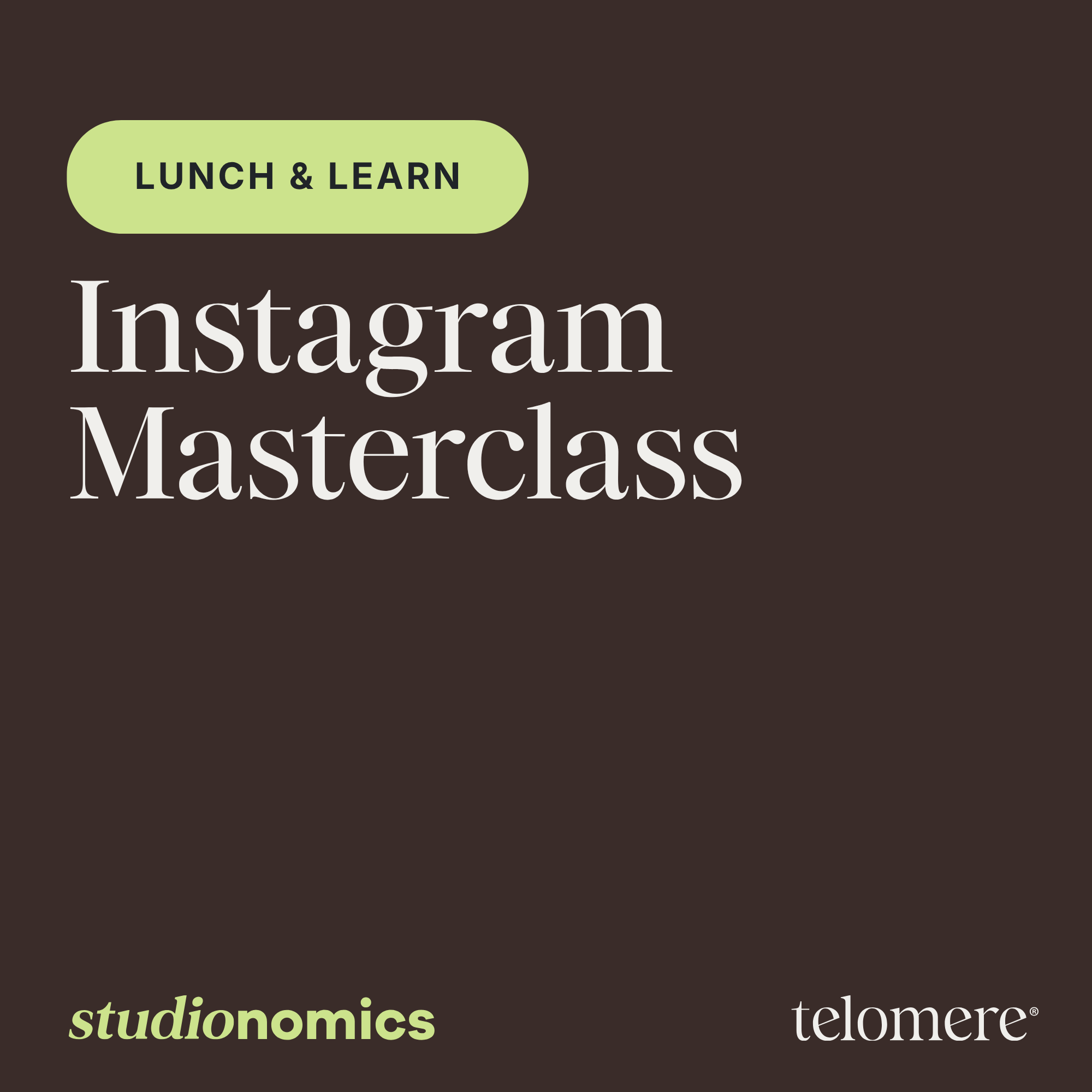 Instagram Masterclass