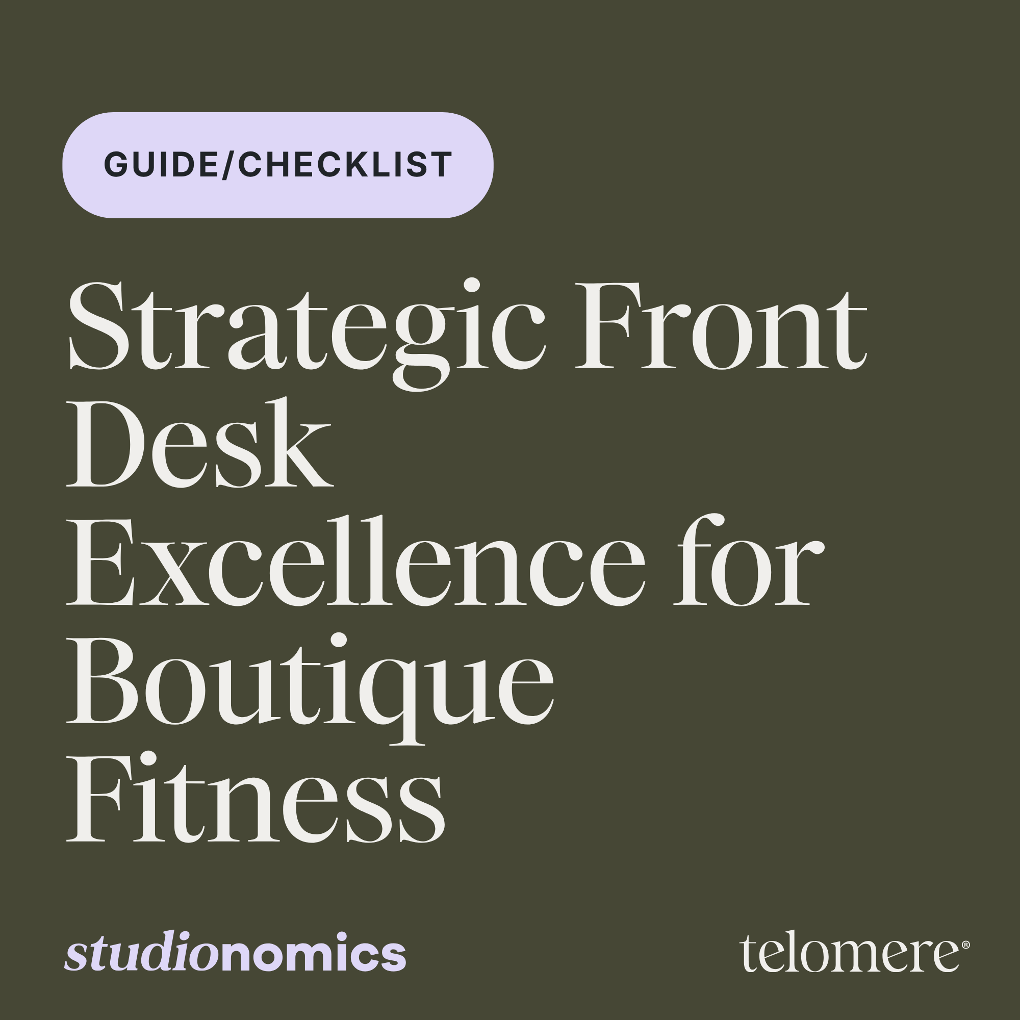 Strategic Front Desk Excellence for Boutique Fitness