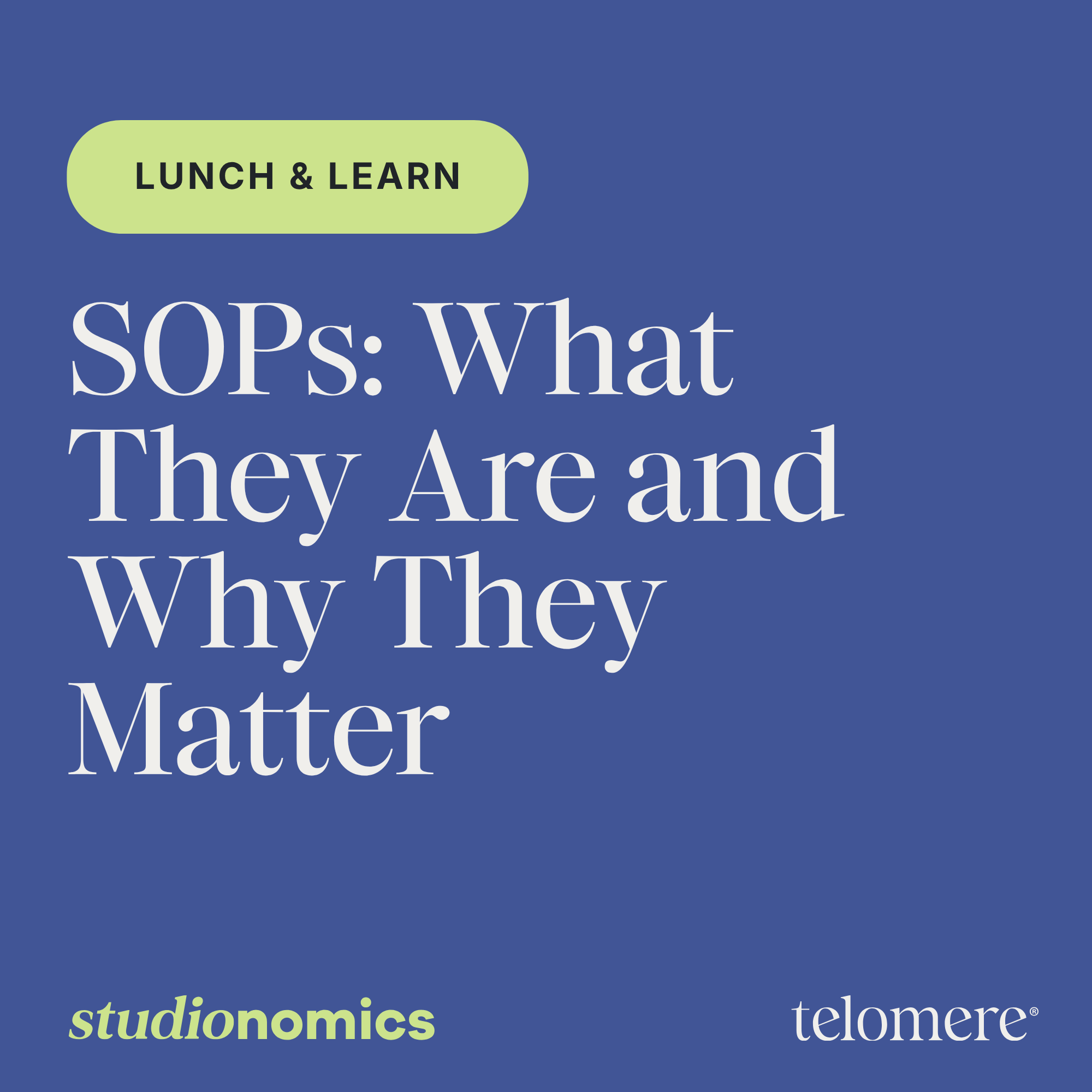 SOPs: What They Are and Why They Matter