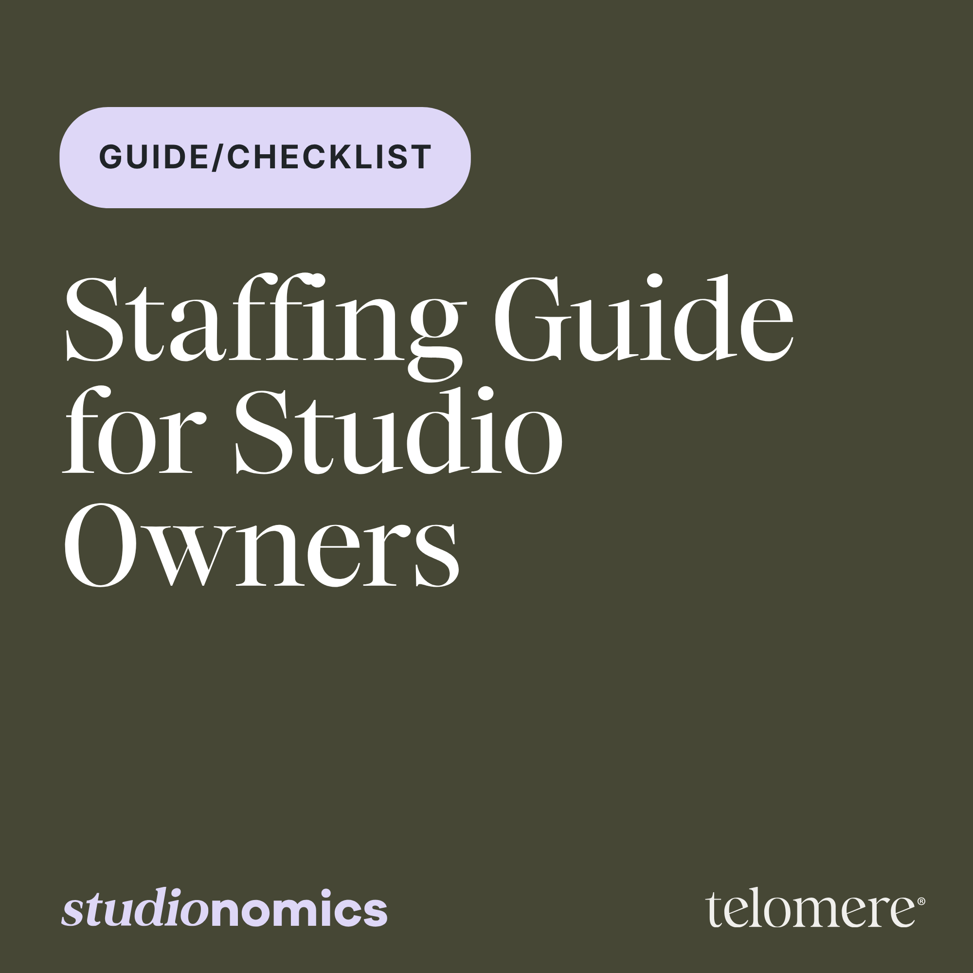 Staffing Guide for Studio Owners