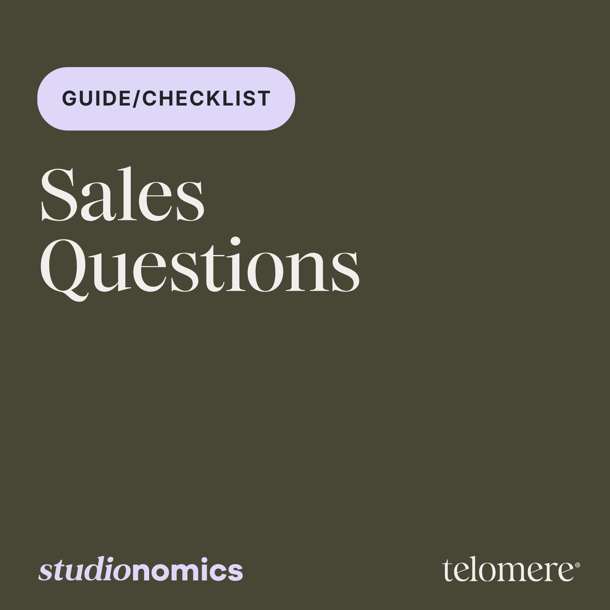 Worksheet: Sales Questions 