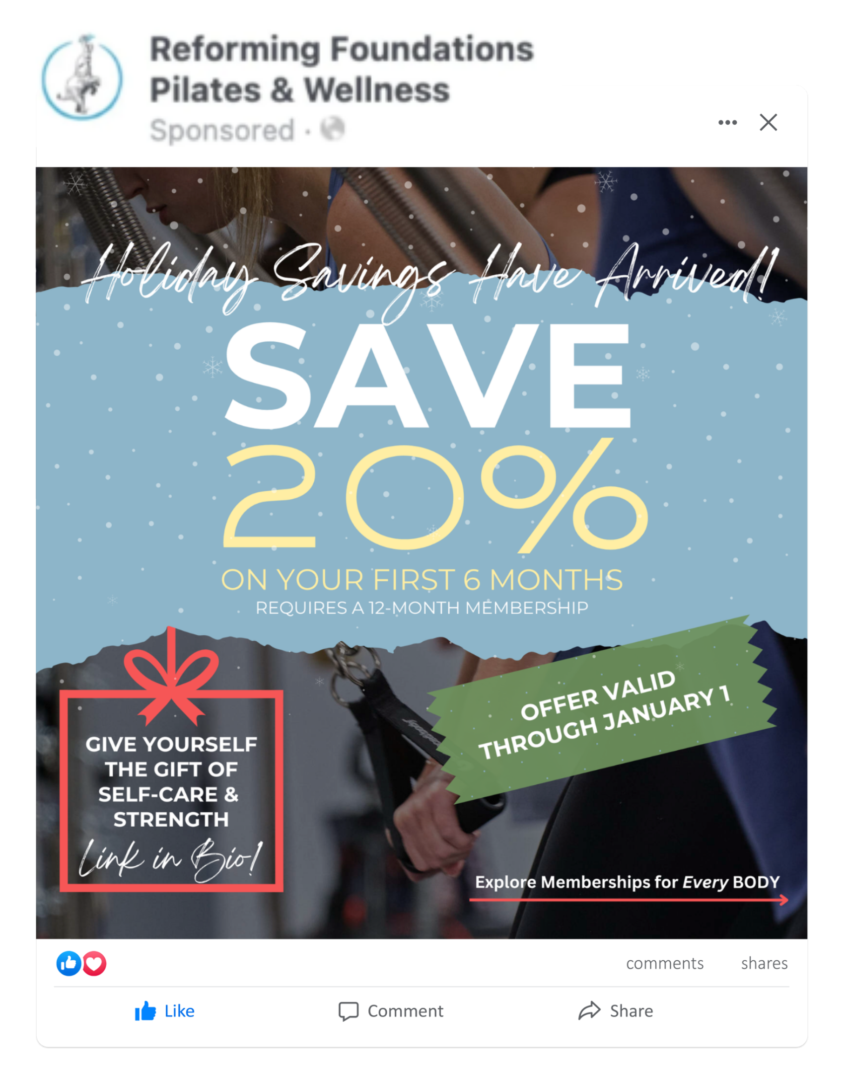 Facebook Ad for Reforming Foundations