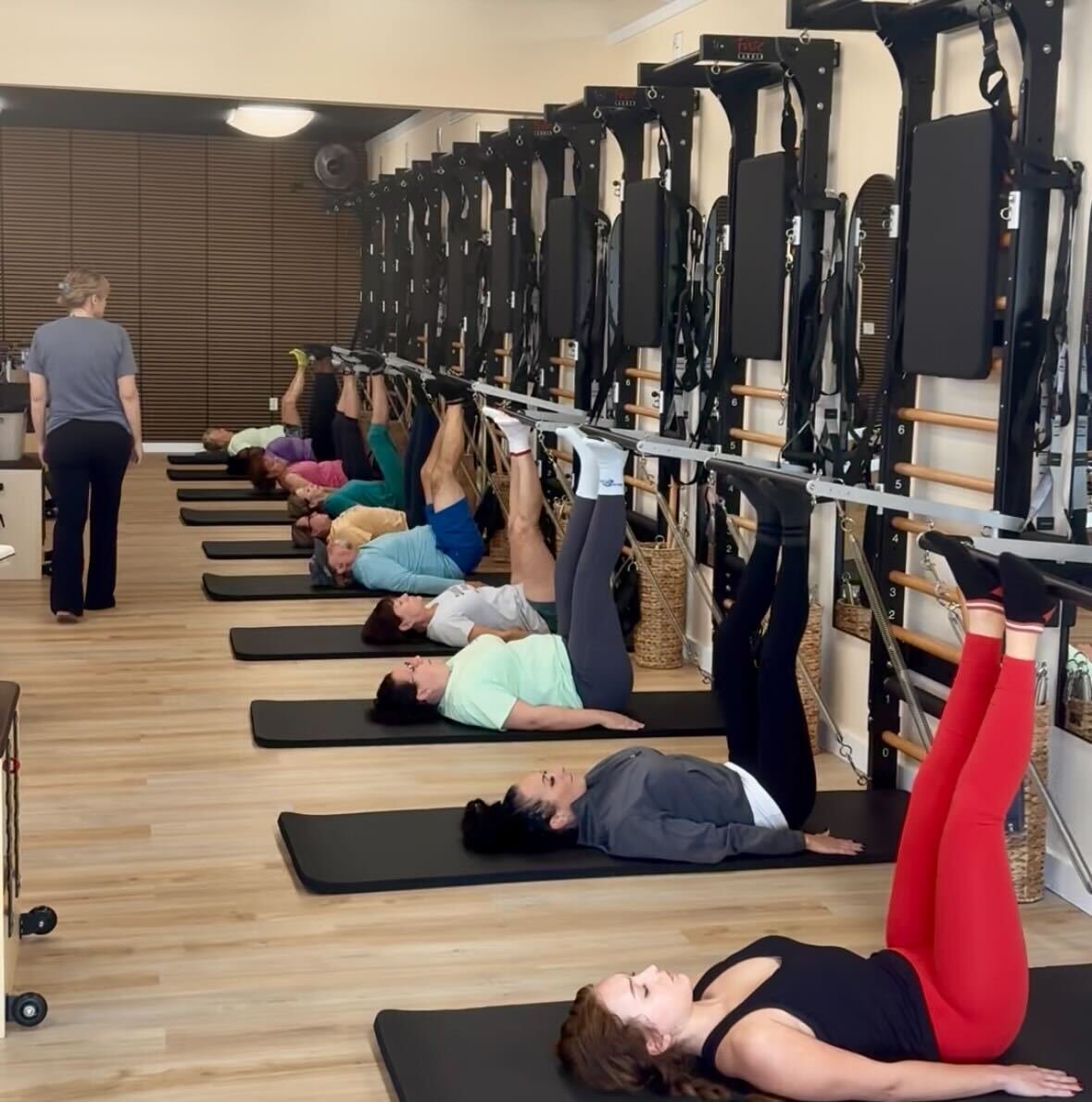 Women working out at Your Pilates Place in Weatherford, TX.