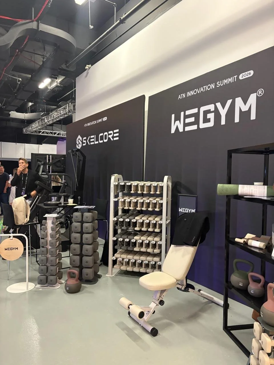 Gym equipment from WeGym at the ATN Innovation Summit 2026