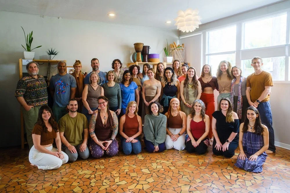 A group of people at Wildflowers Yoga