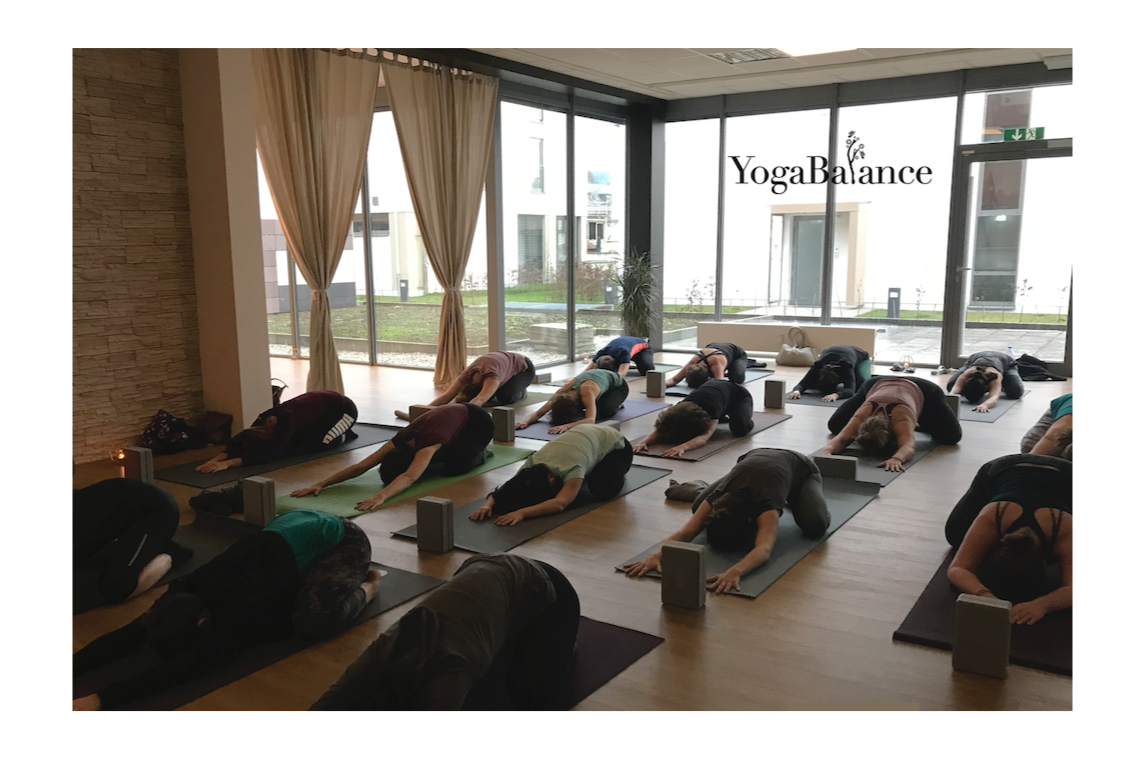Yoga group class at YogaBalance
