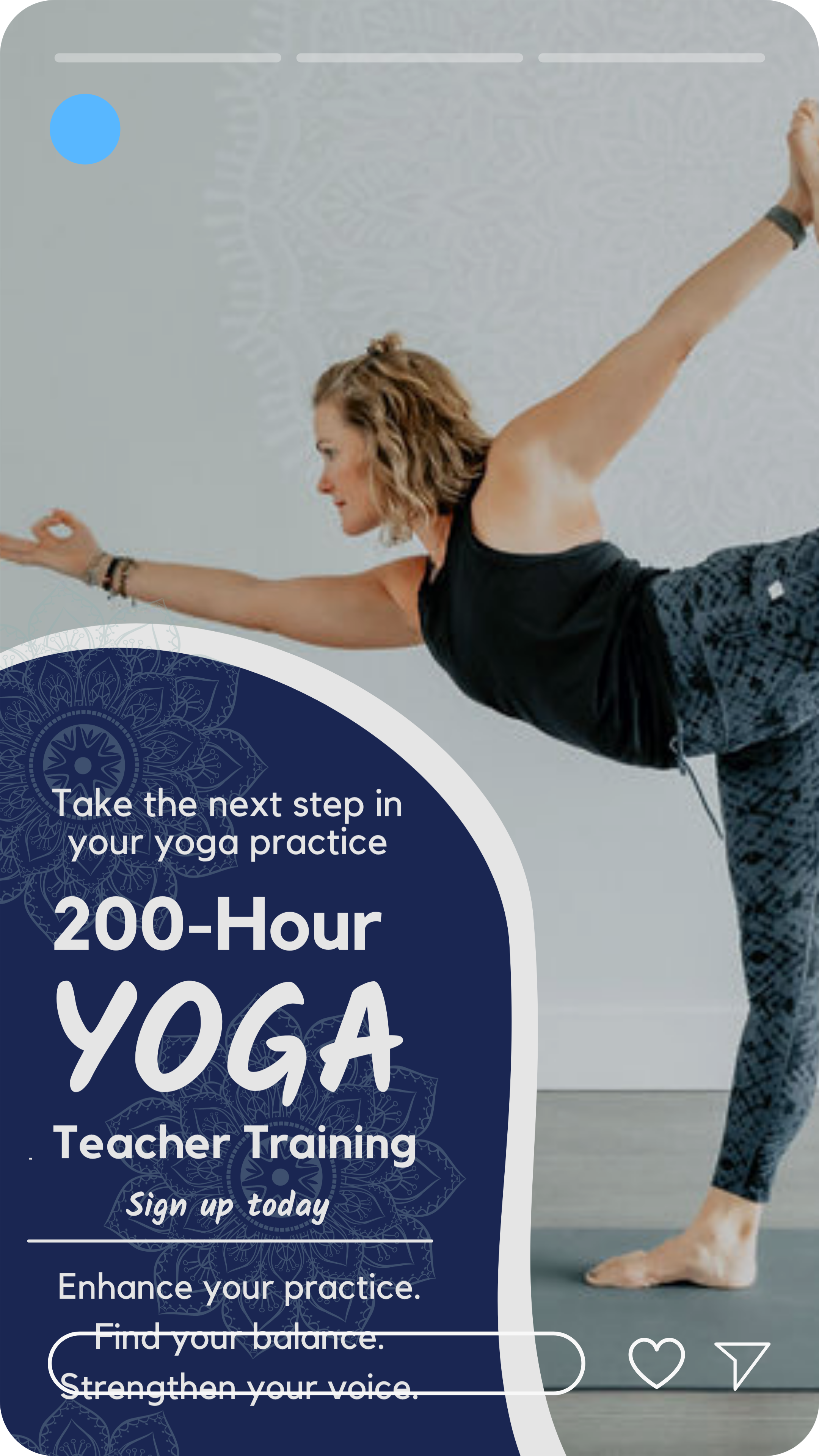 Instagram Story Ad for Kaia Yoga