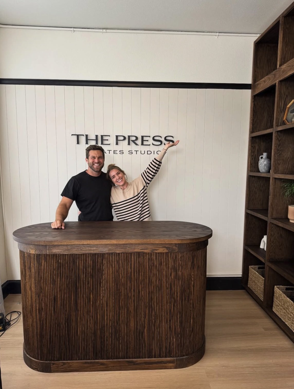 Courtney and David Thomas, The Press Pilates owners