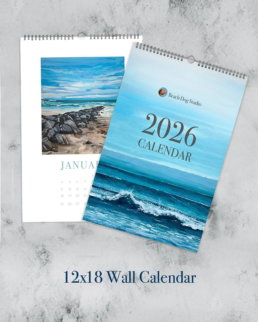 This large wall calendar was such a hit last year (thank you for all the wonderful feedback through out the year) that I&rsquo;m selling them again for 2026 with 12 new paintings. Scroll through for a preview and message me or comment below if you wo