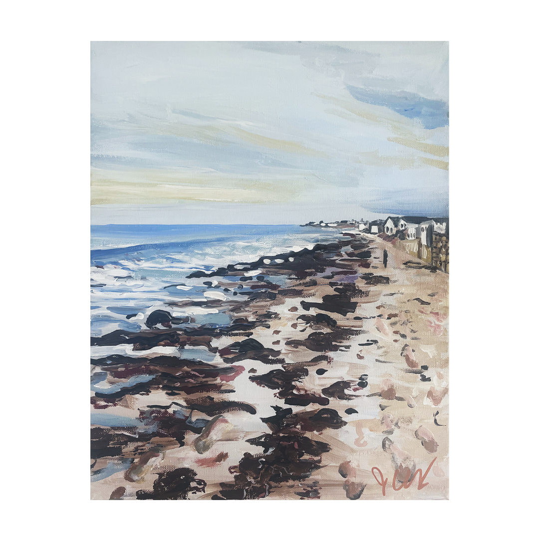 Wallis Sands State Park - 12 x 15 Framed Acrylic Canvas