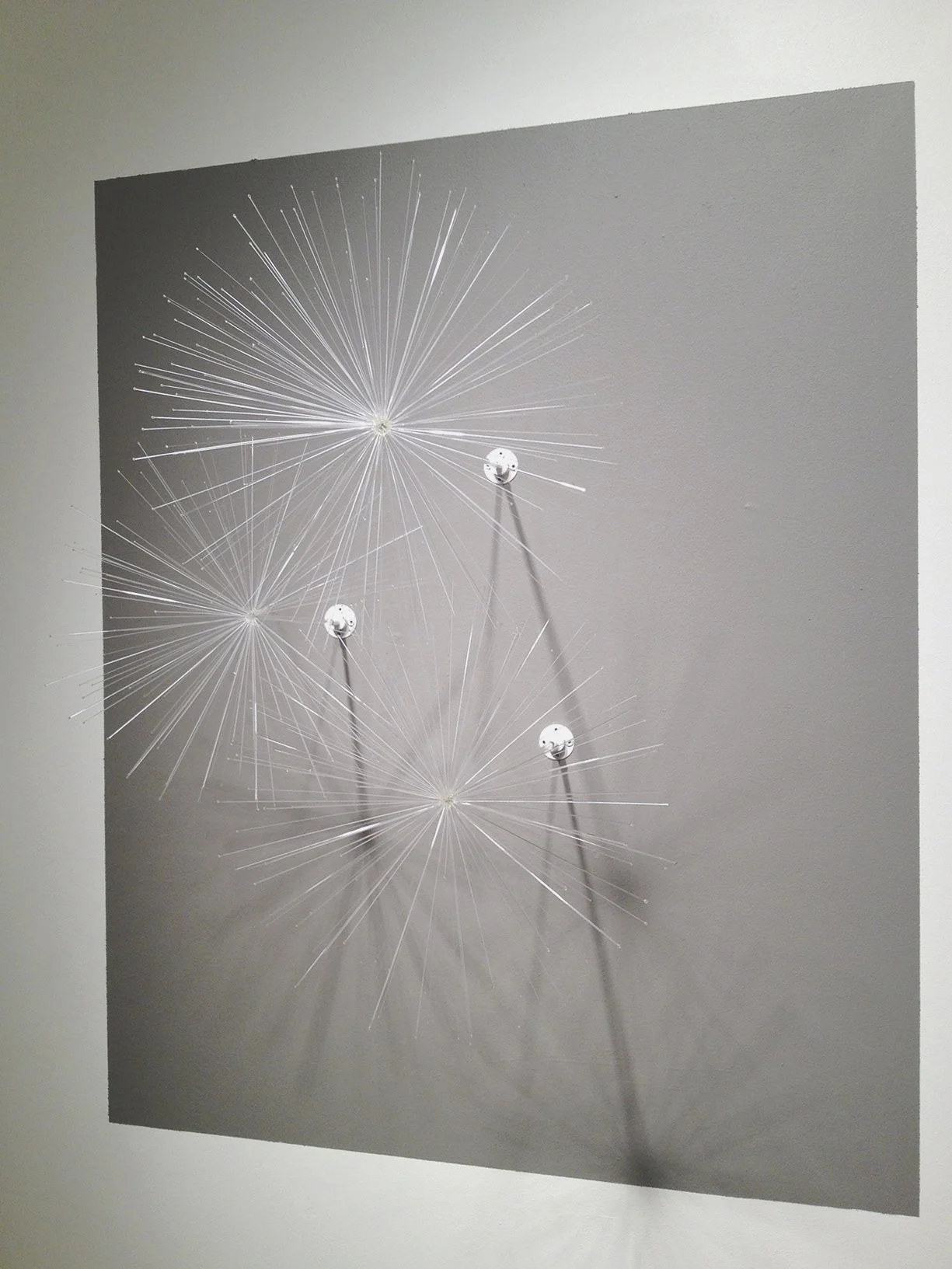 Untitled (Fracture), 
Glass, Copper, Paint,
36”x24”x18”,
2012