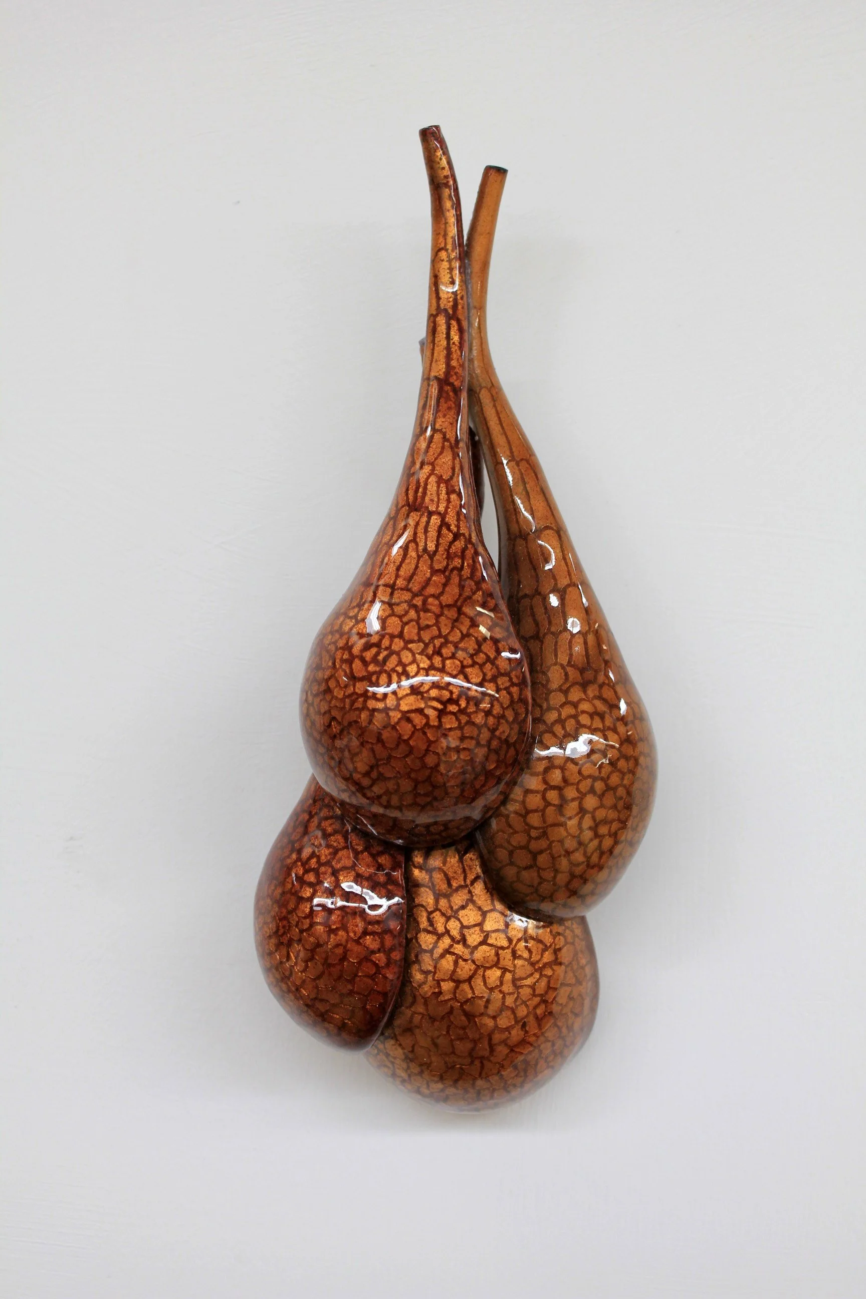 Untitled (Drip), 
Copper and Enamel, 
12”x4”x3.5”,
2012