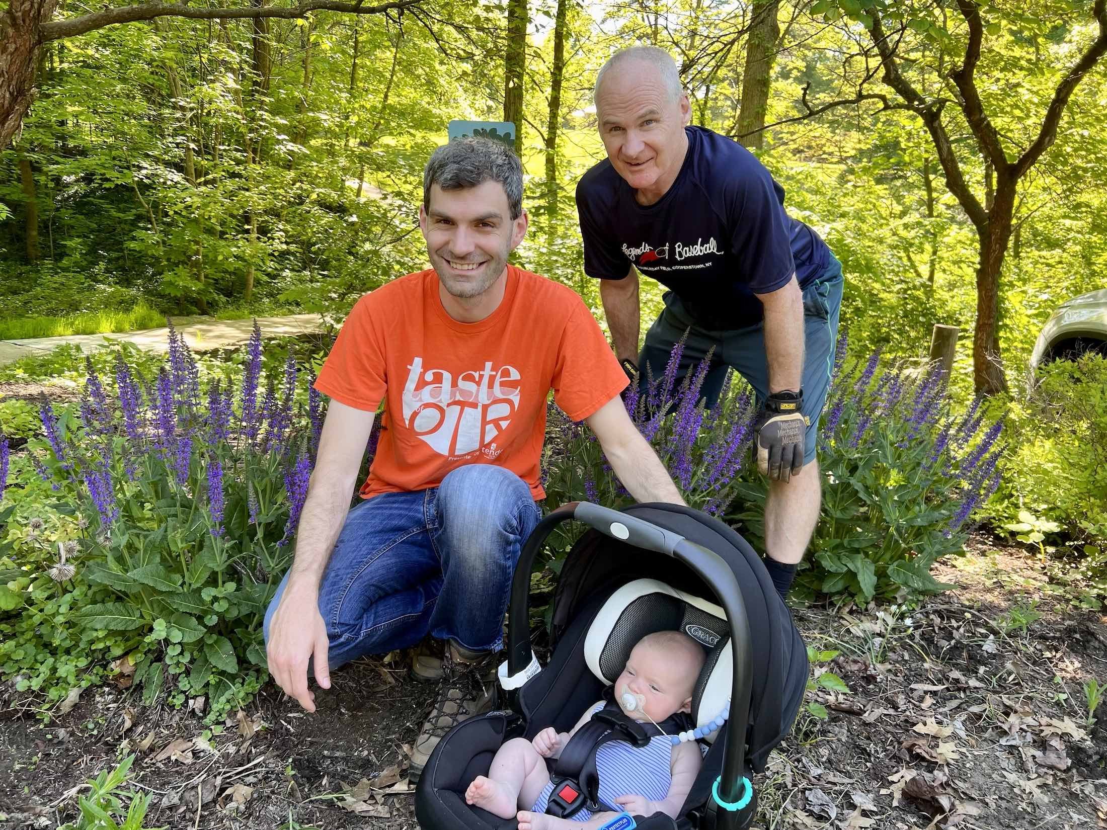 Three generations participating in Green Up Day.jpg