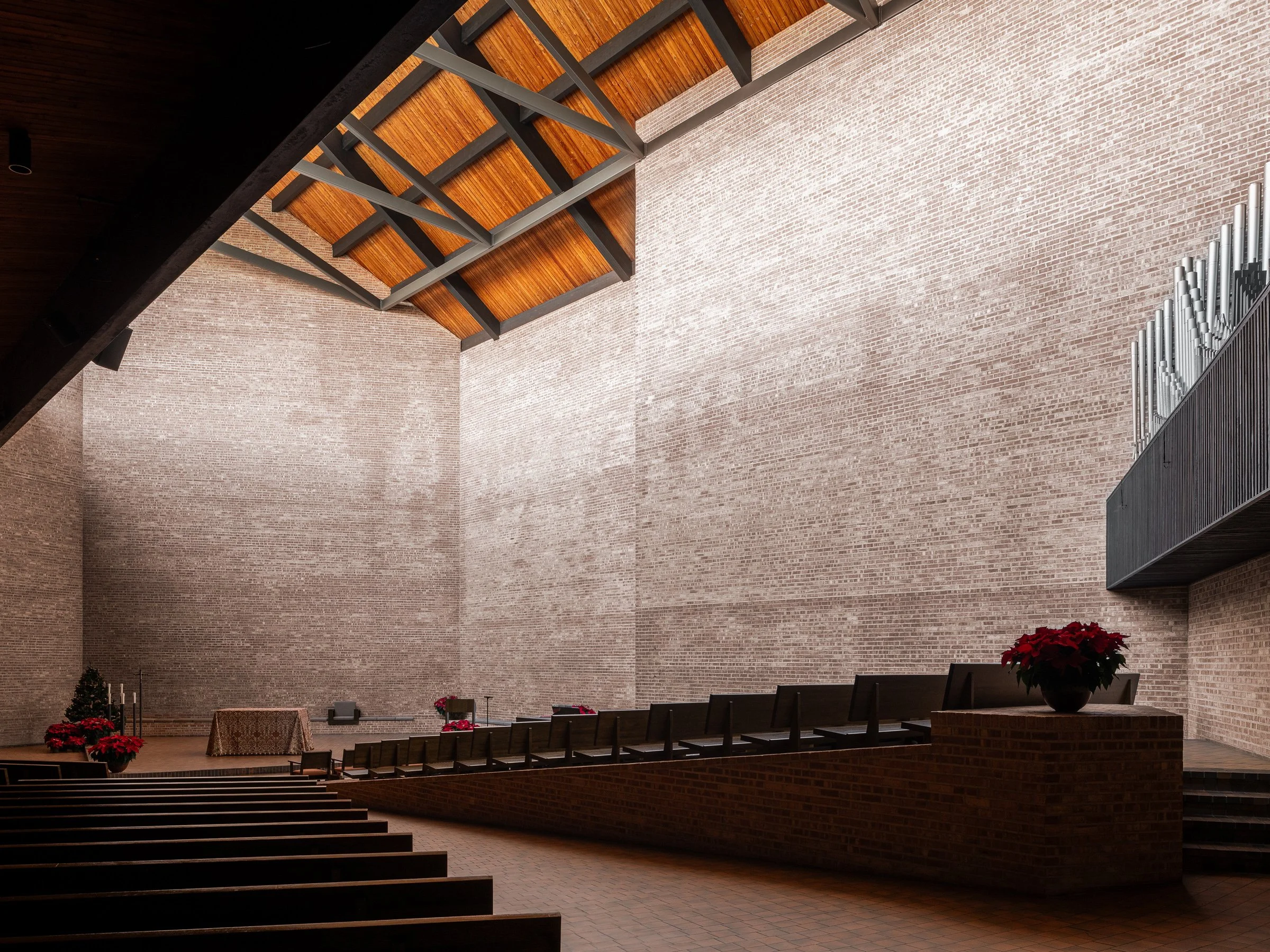 St. Procopius Abbey, Lisle, Illinois. Architect: Edward Dart