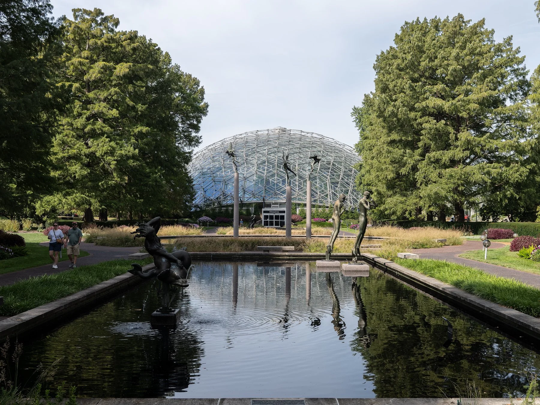 Missouri Botanical Garden Climatron geodesic dome, Nikon Z7, by Murphy and Mackey - architectural photographer St. Louis Missouri
