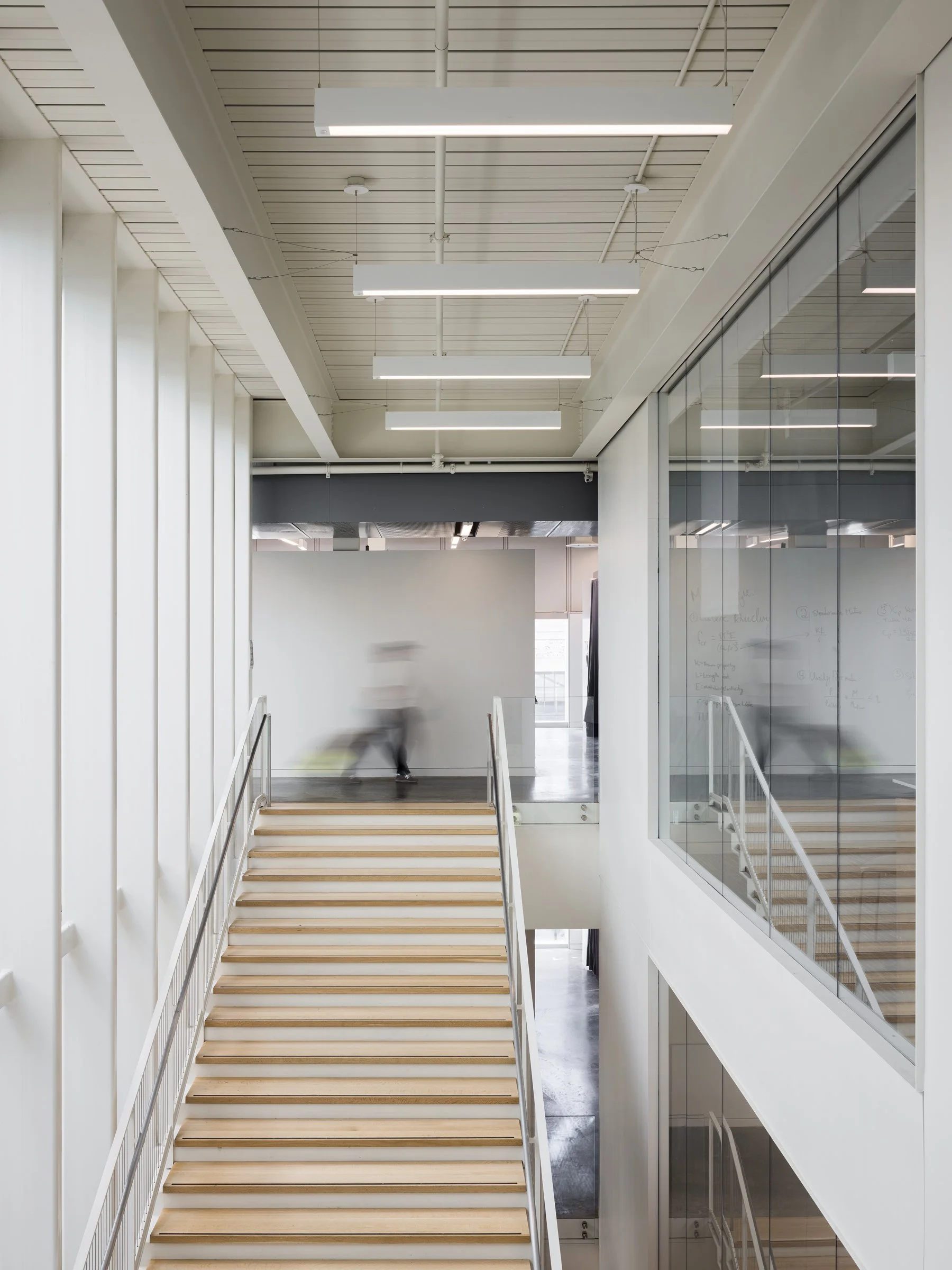 Weil Hall educational building interior at Washington University by KieranTimberlake, St. Louis Missouri - architectural photographer St. Louis Missouri