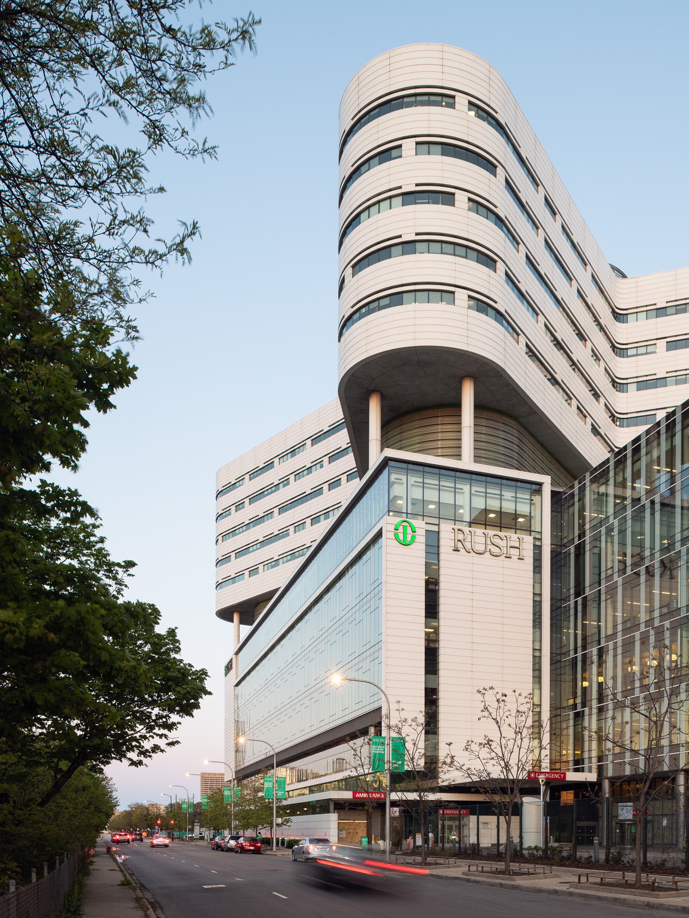 Rush University Medical Center — Perkins & Will — Chicago IL