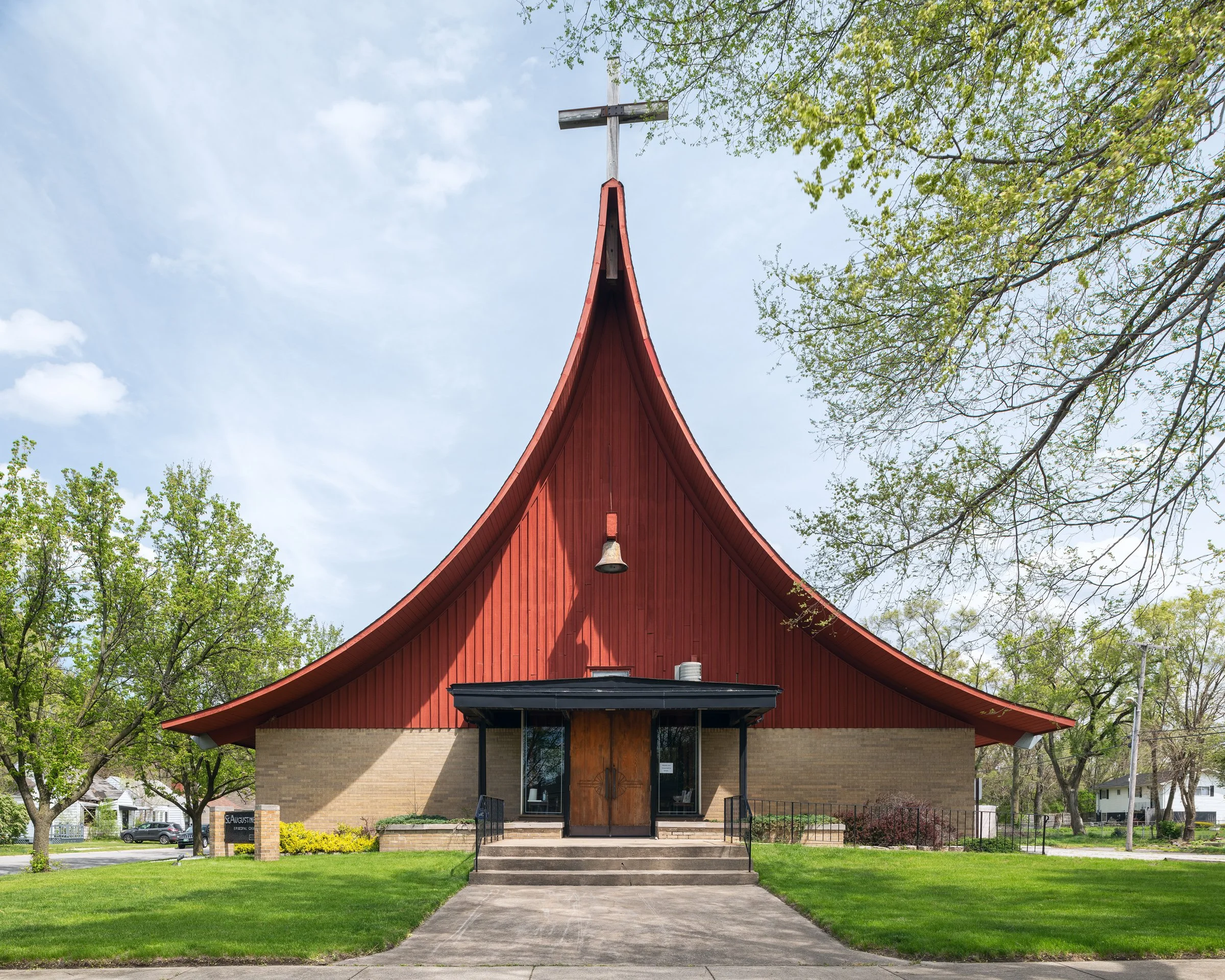 St. Augustine's Episcopal Church, Gary, Indiana. Architect: Edward Dart, 1958.