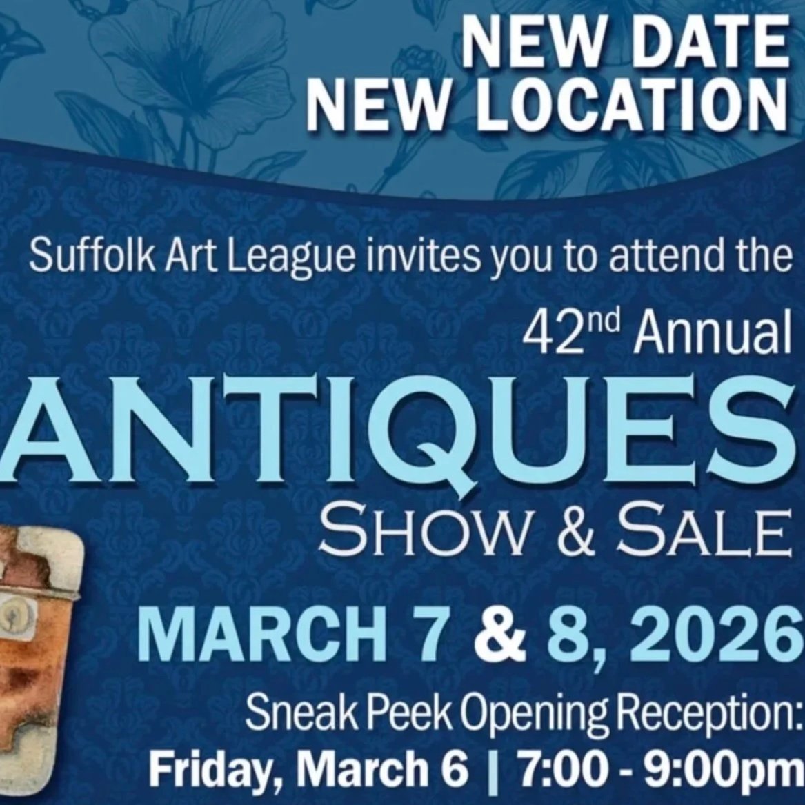 Suffolk Art League’s 42nd Annual Antique Show