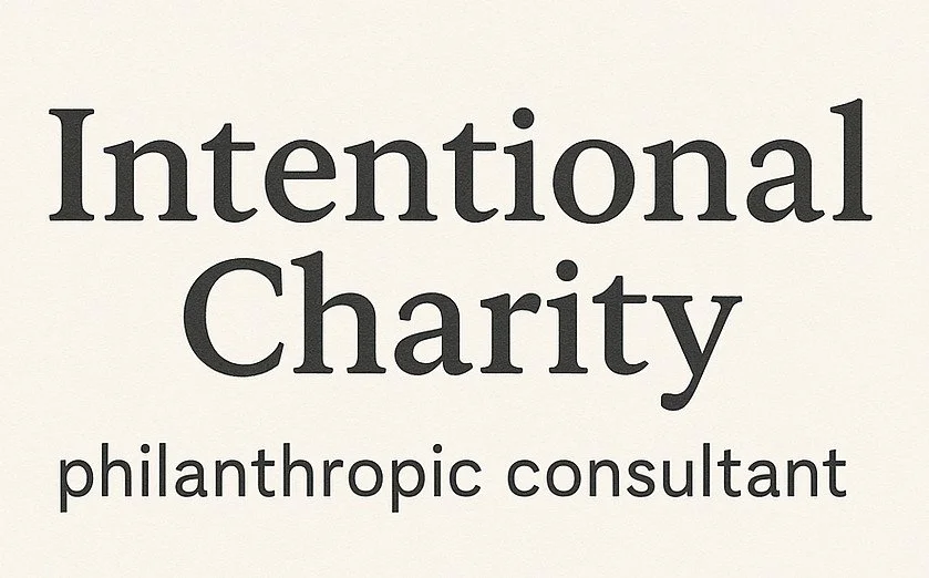 Intentional Charity