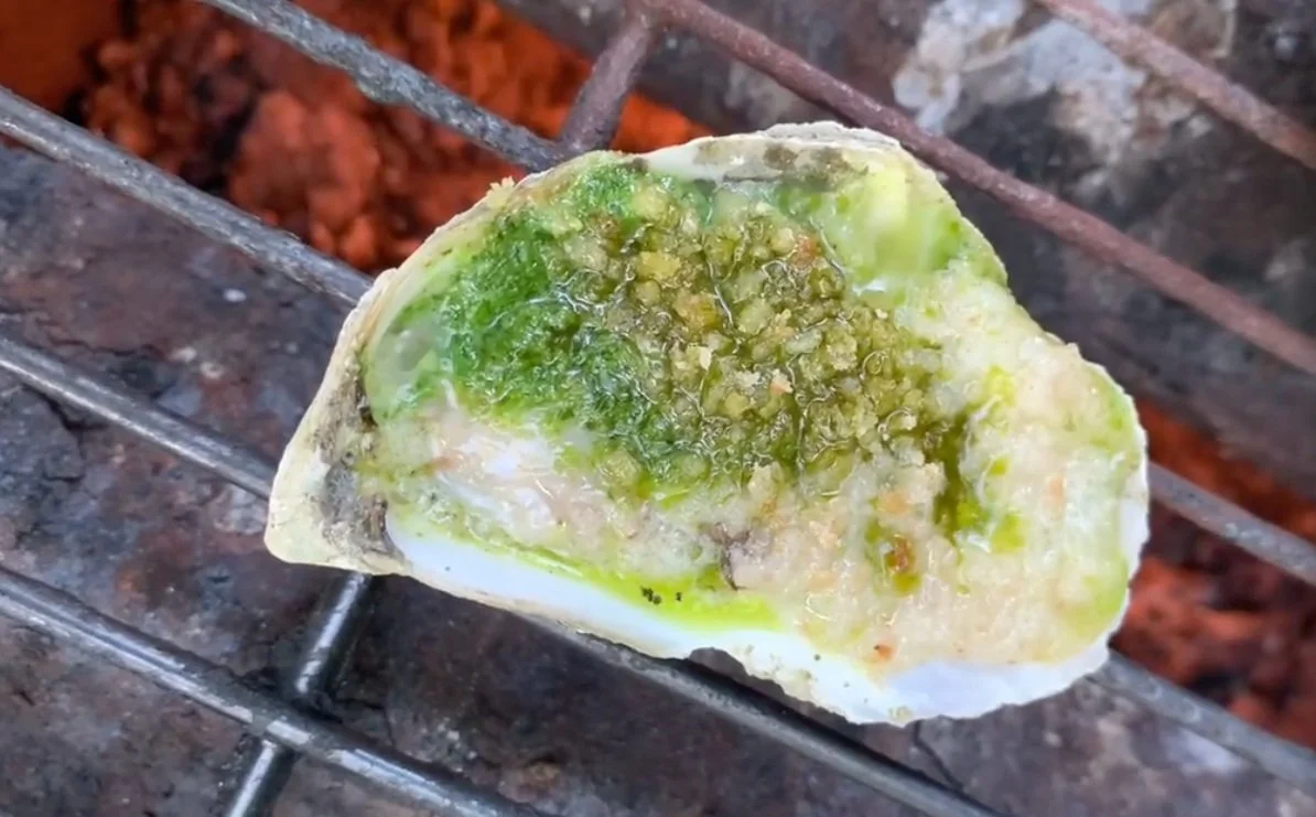 Grilled Oysters with Green Sauce — Shellfish Share
