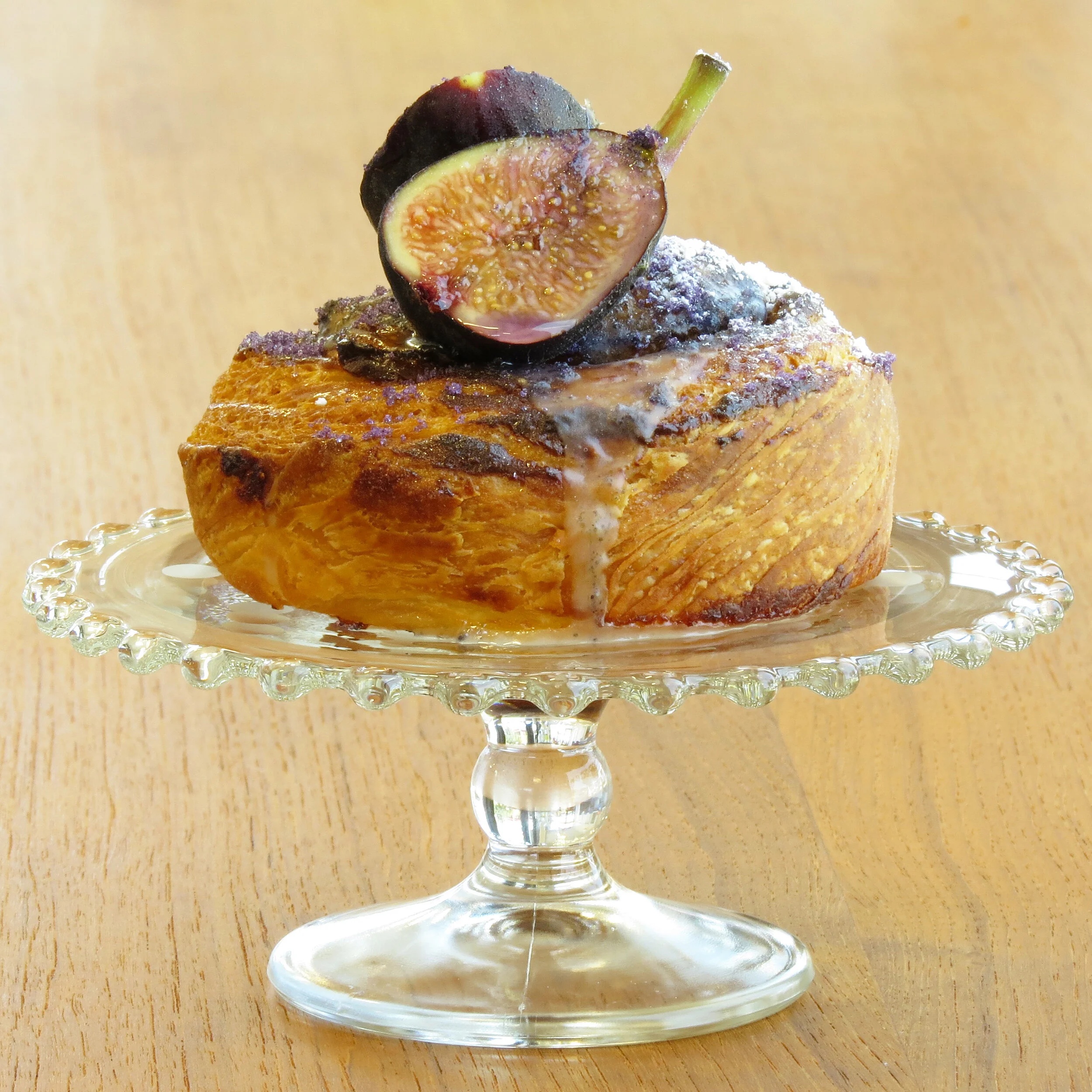 Goat Cheesecake Danish with Figs