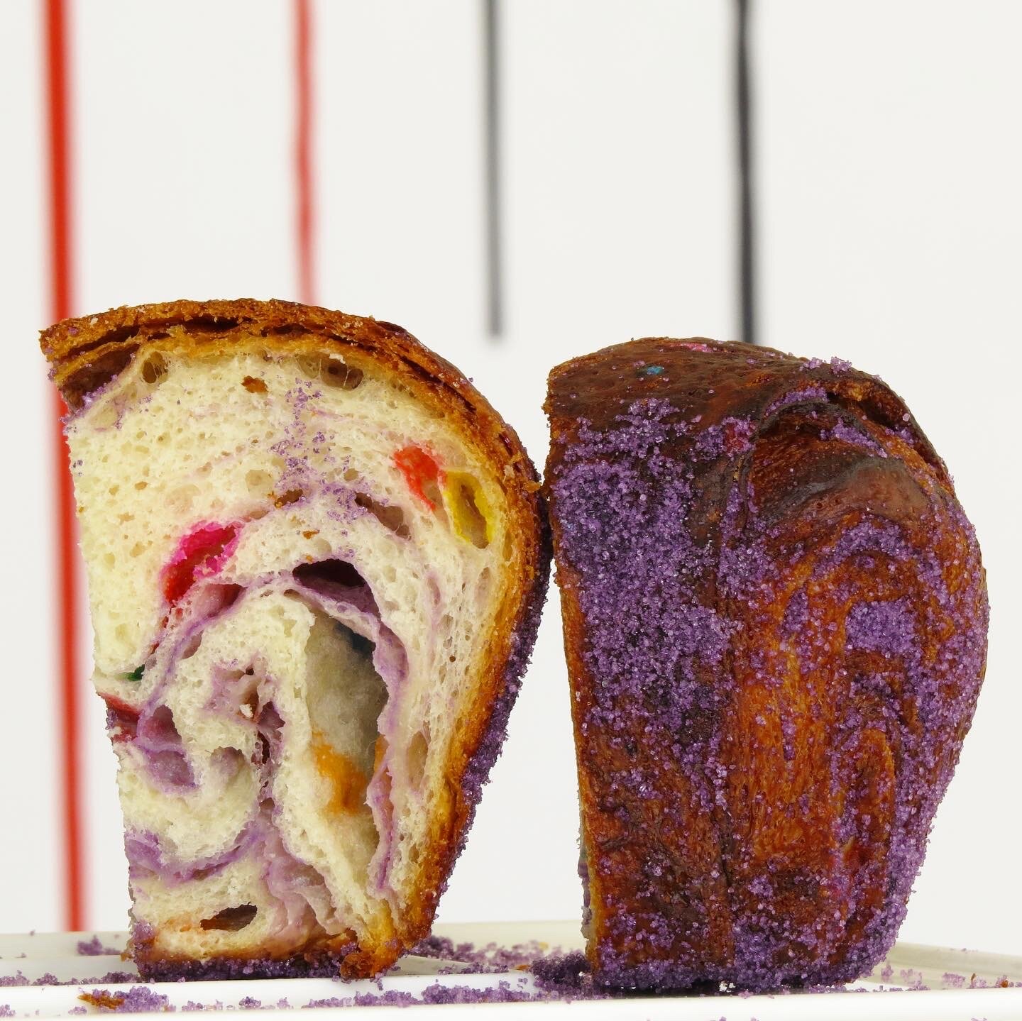 Ube Kouign Amann with Funfetti